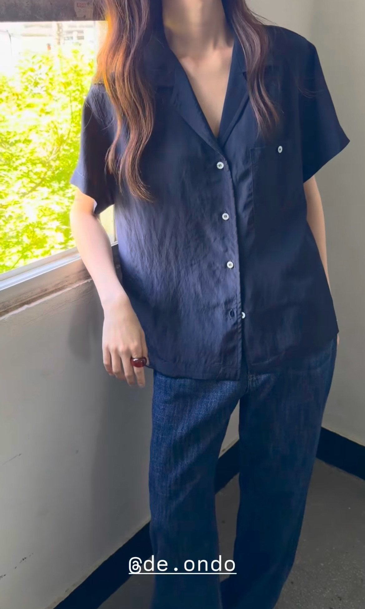 deoddo viscose V-shirt