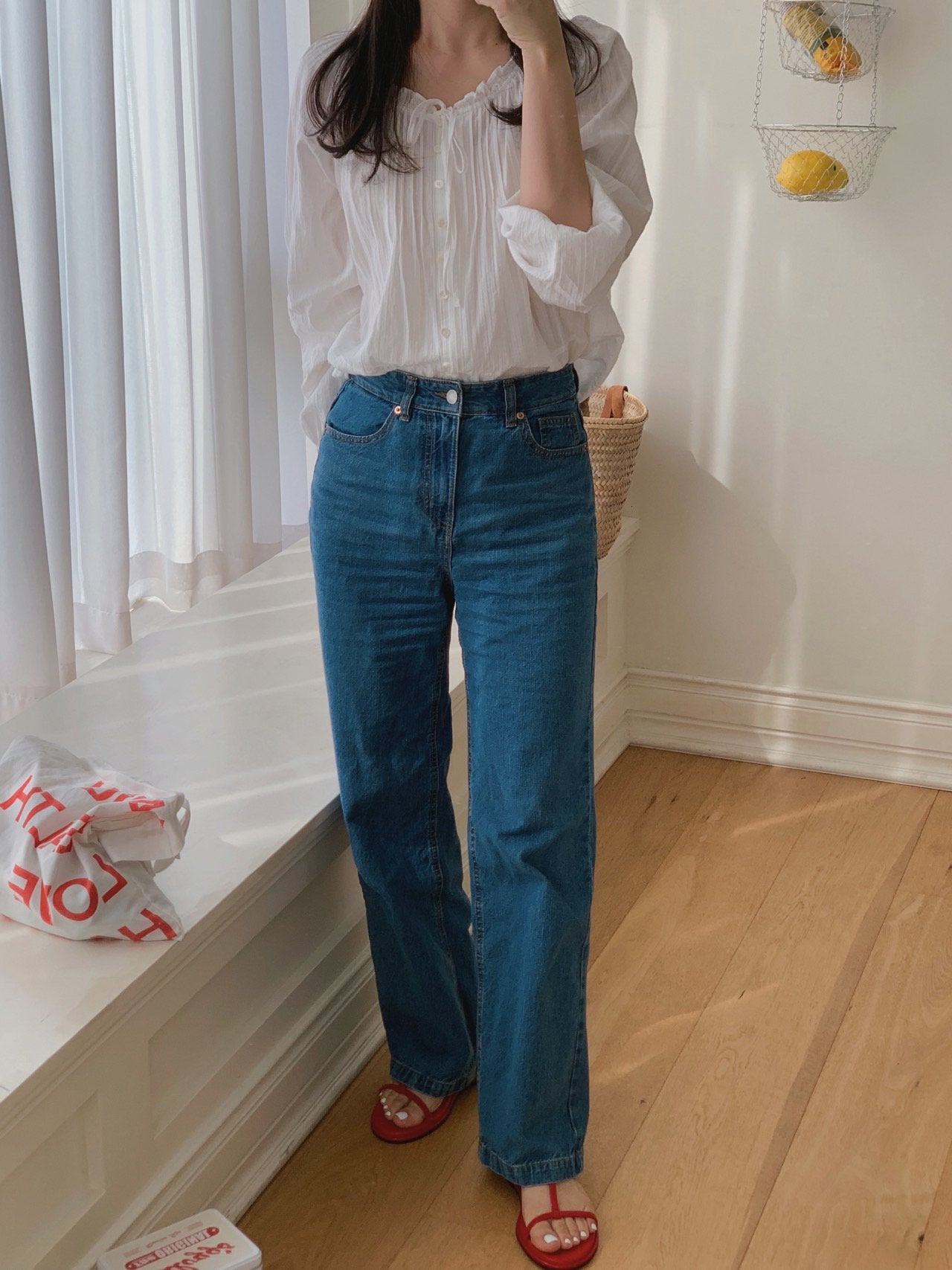 Slim T-Strap Sandals