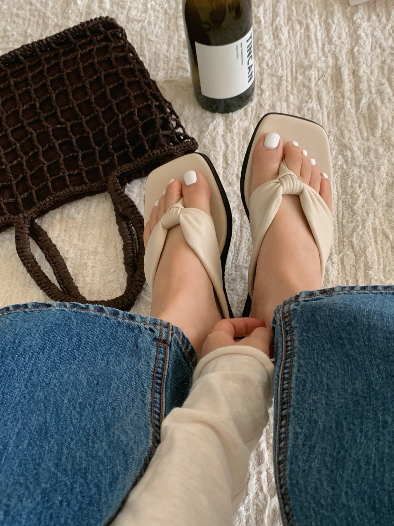 Cream Puff Platform Flip
