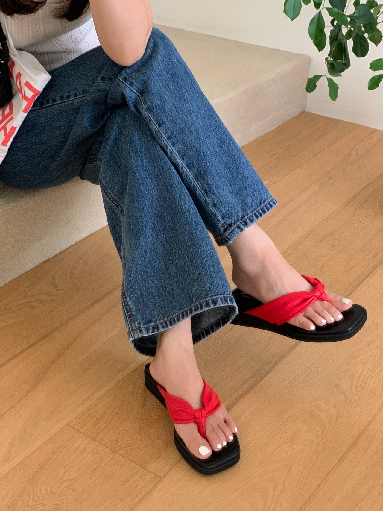 Cream Puff Platform Flip