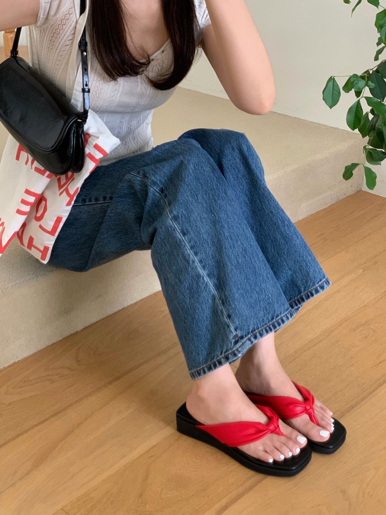 Cream Puff Platform Flip