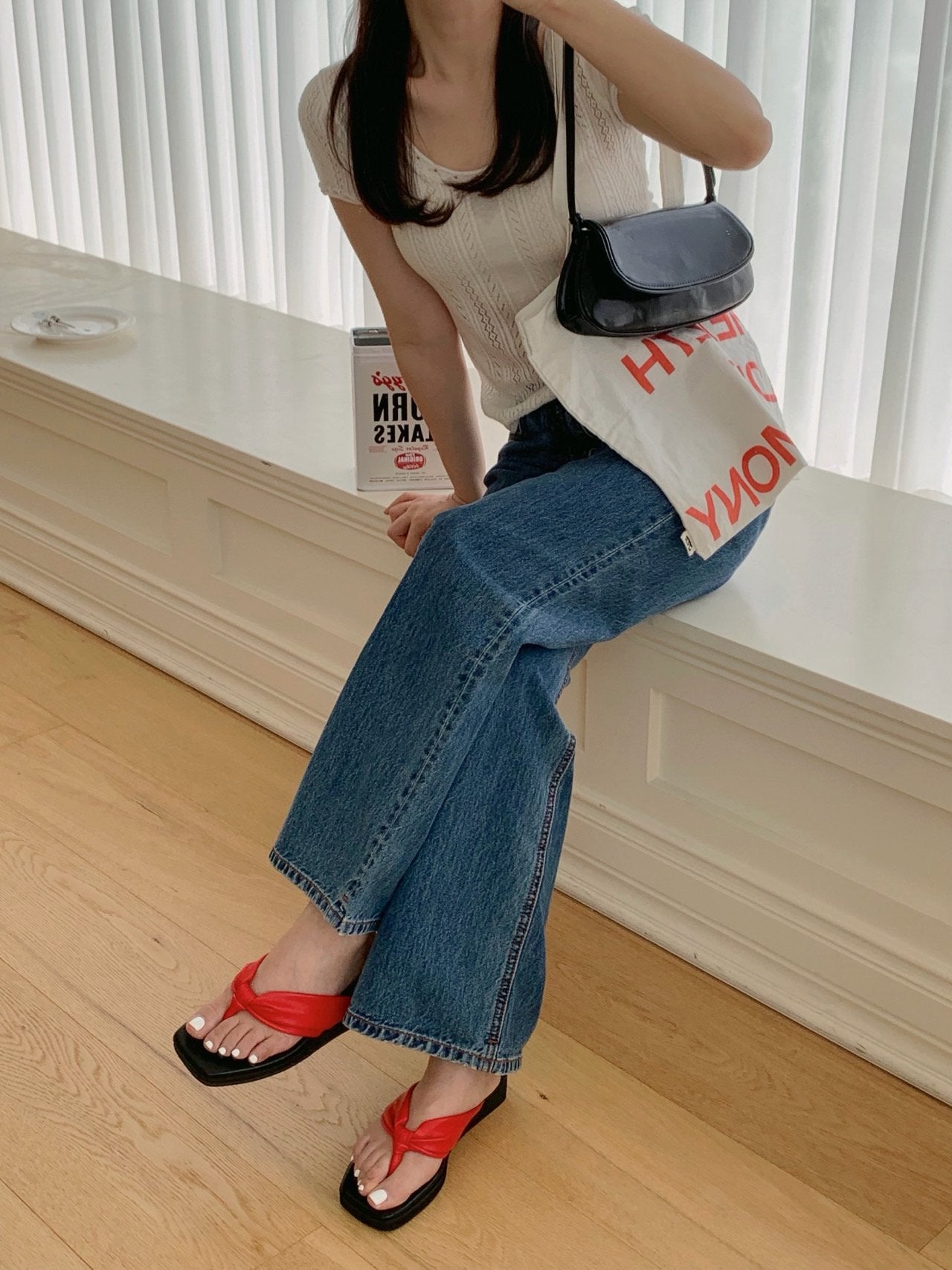 Cream Puff Platform Flip
