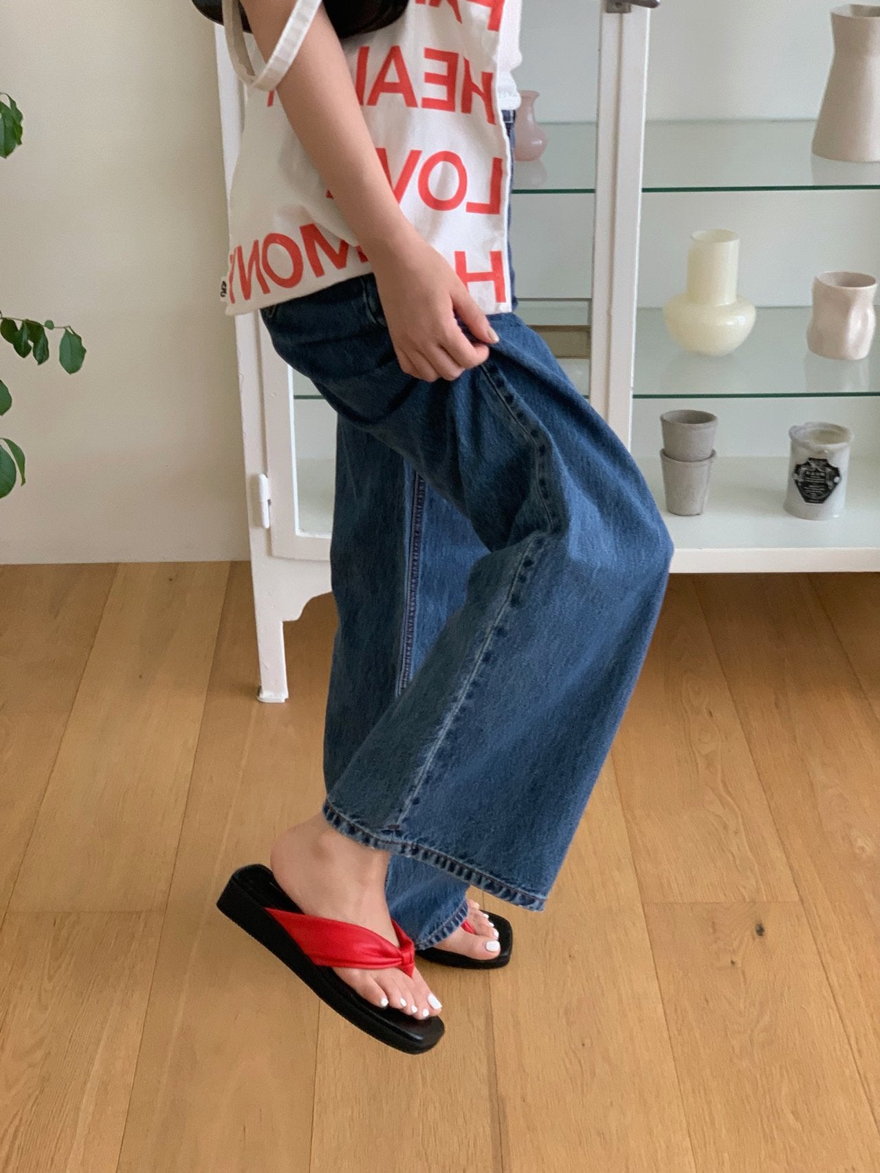 Cream Puff Platform Flip