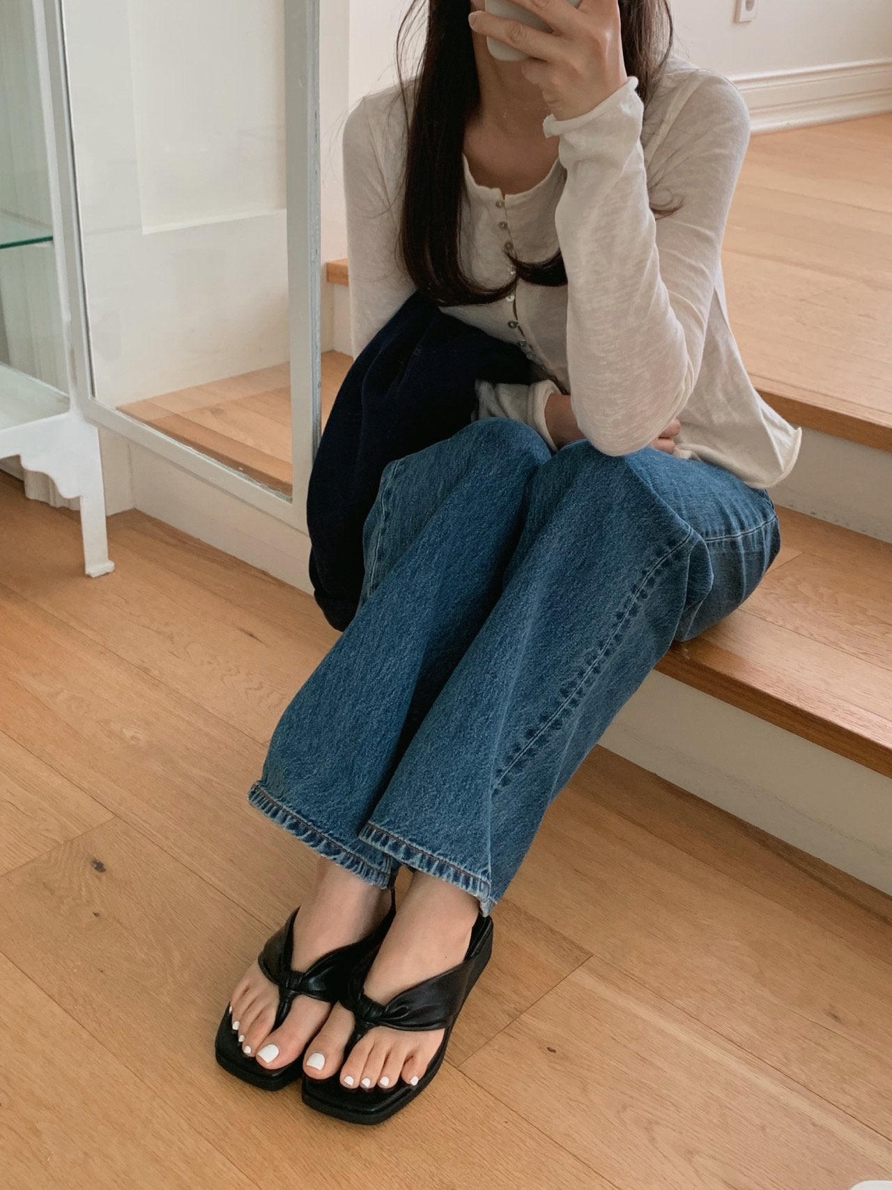 Cream Puff Platform Flip