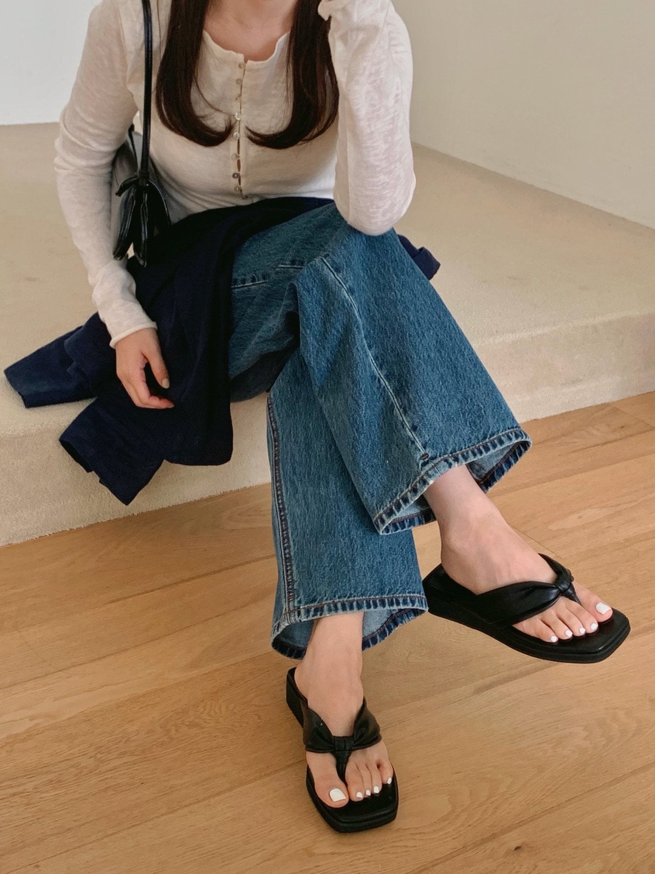 Cream Puff Platform Flip
