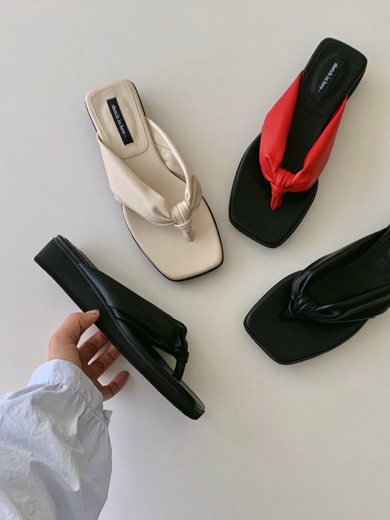 Cream Puff Platform Flip