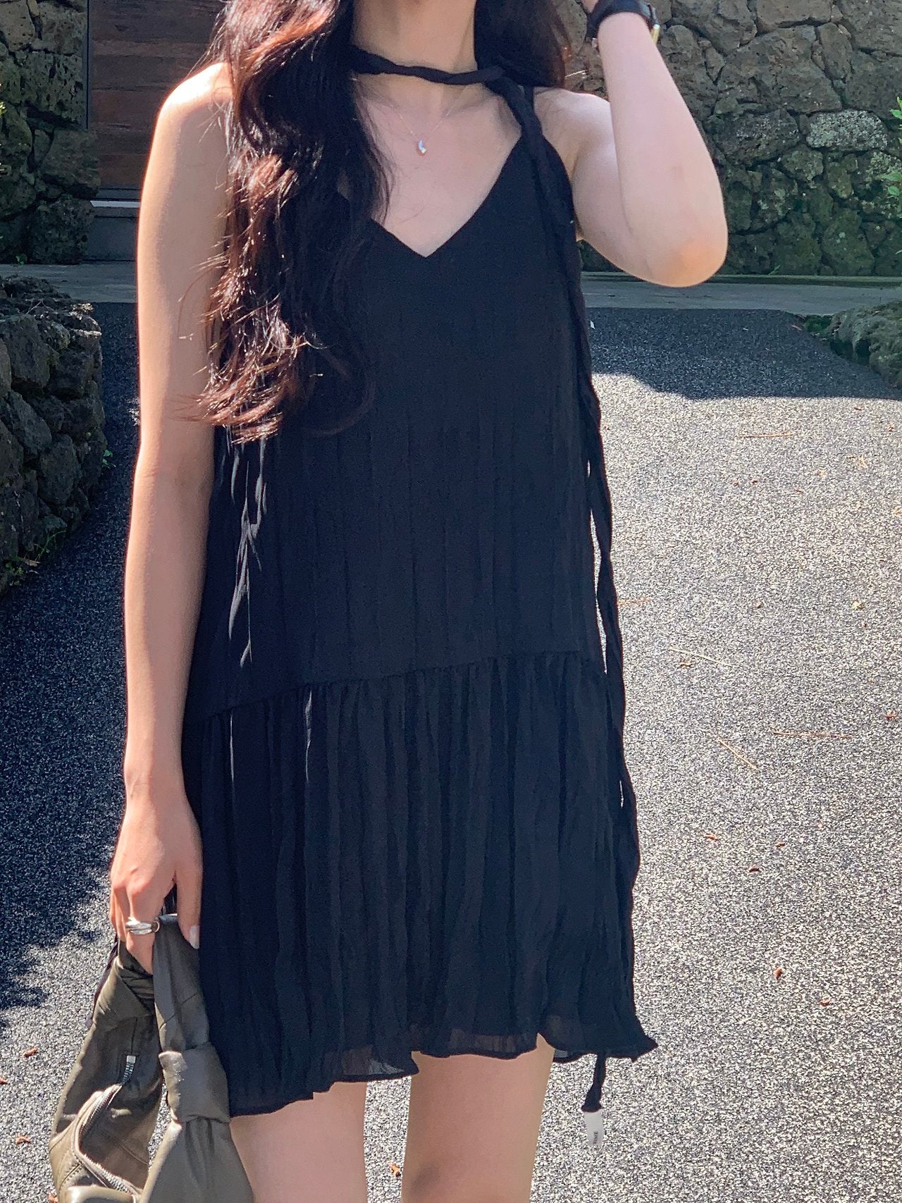 Celeste Crinkle Mini onepiece-2col
