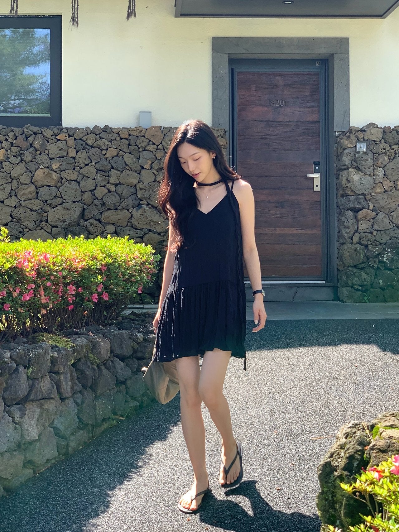 Celeste Crinkle Mini onepiece-2col