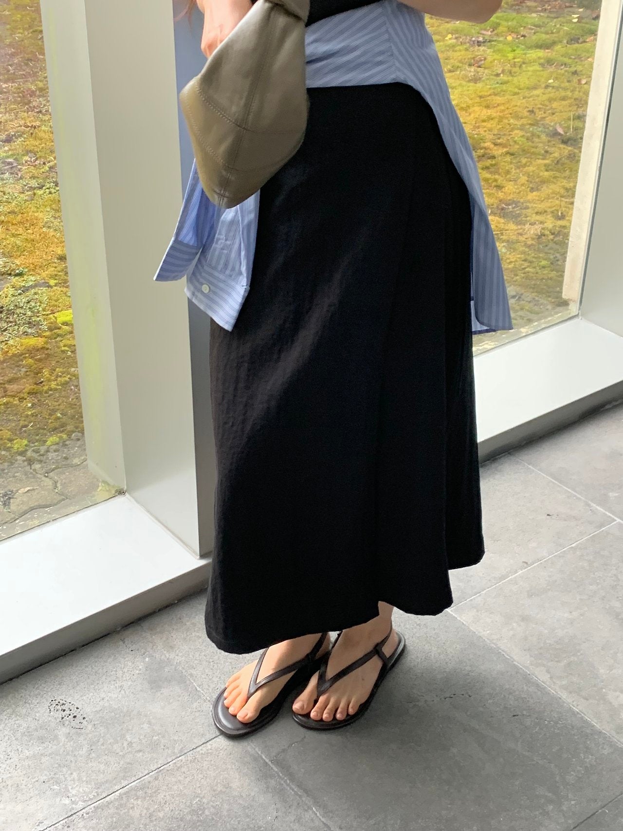 Odette Wrap Banding Skirt-2col