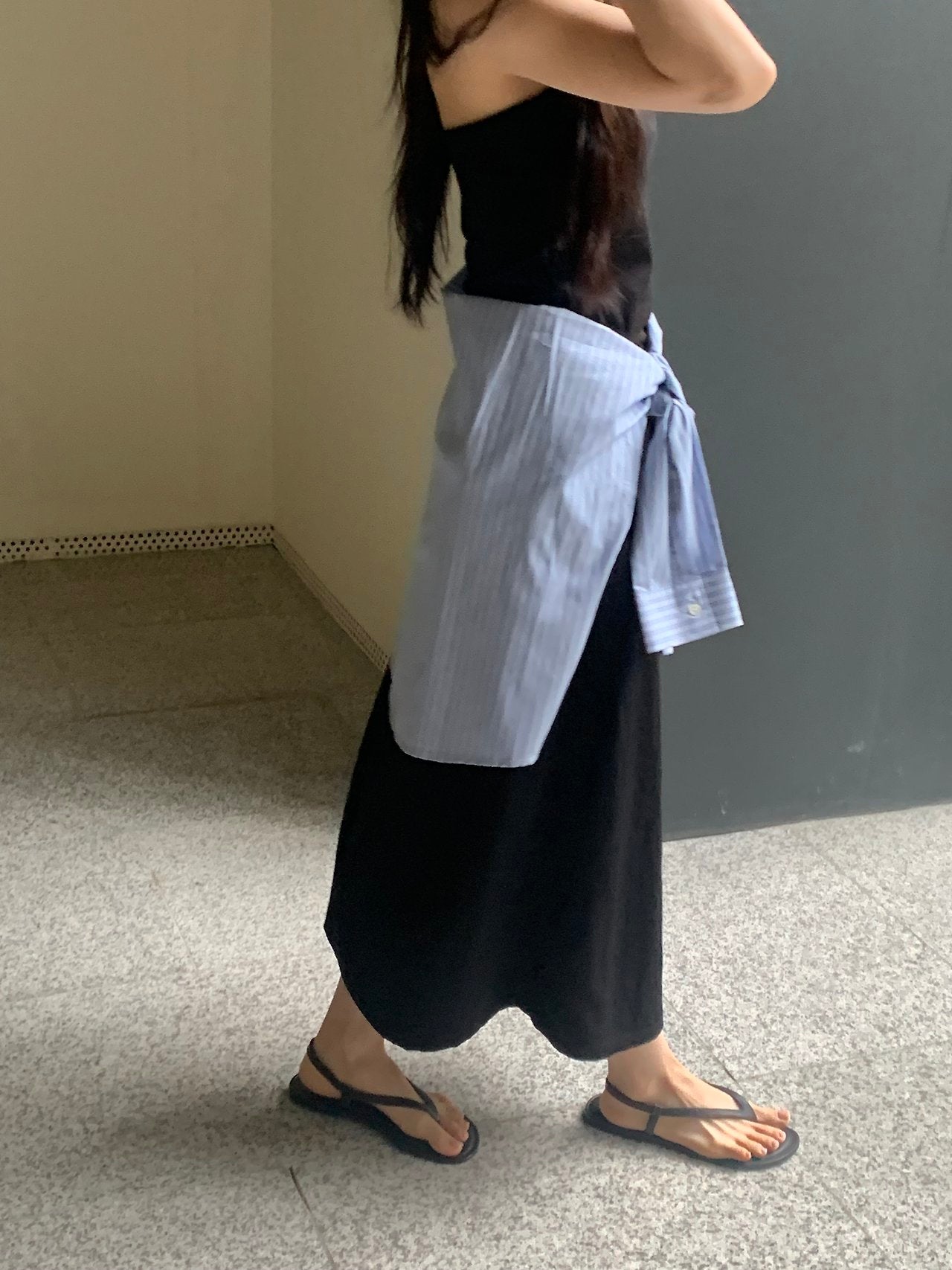 Odette Wrap Banding Skirt-2col