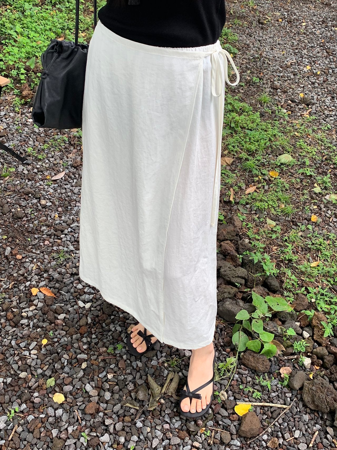Odette Wrap Banding Skirt-2col