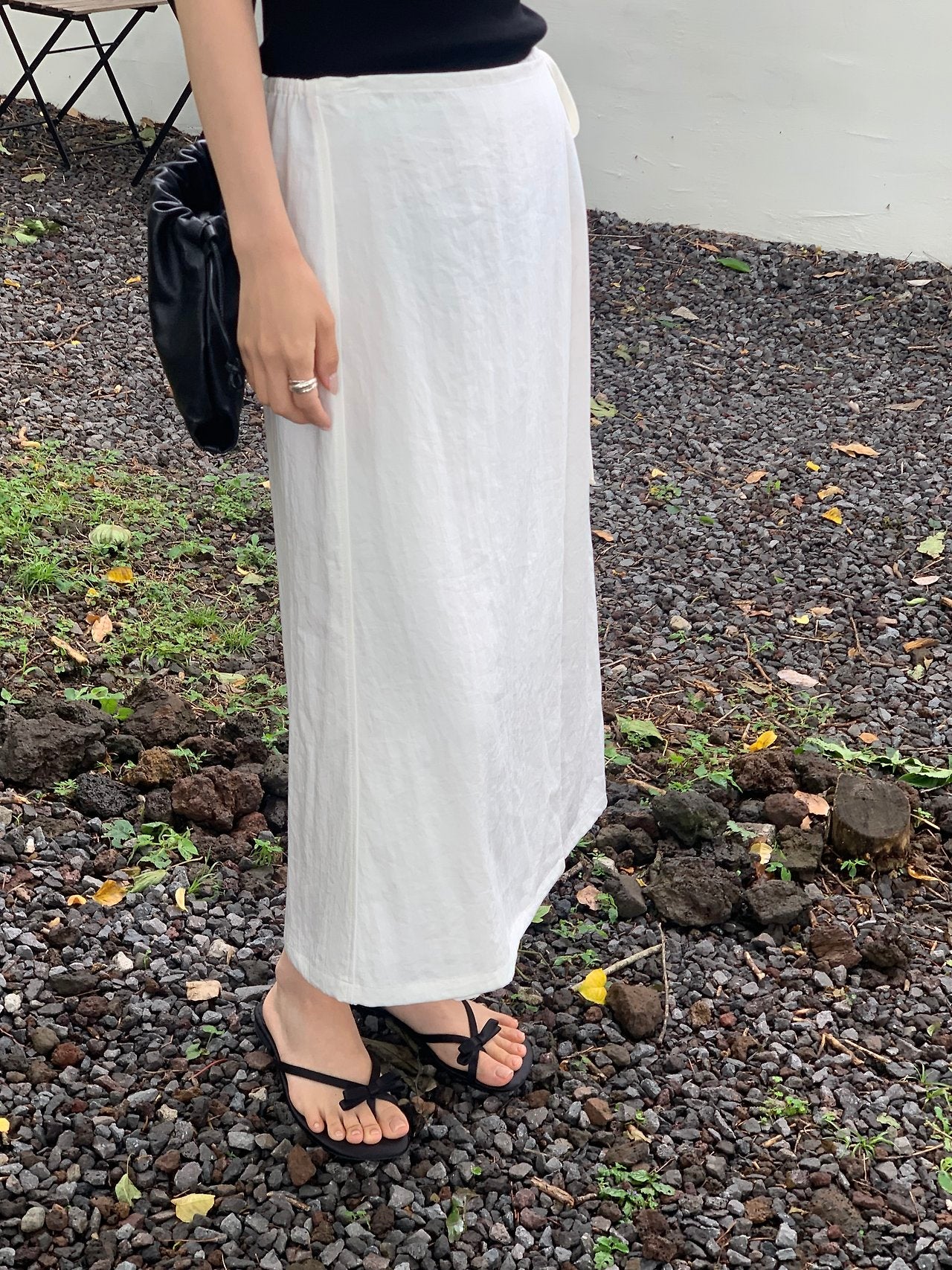 Odette Wrap Banding Skirt-2col