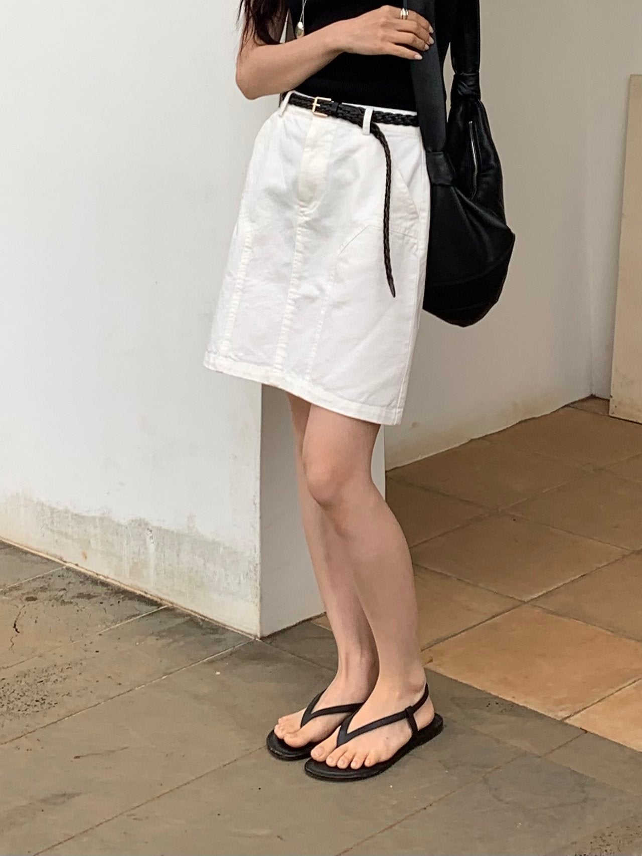 Margot Fatigue Midi Skirt-2col