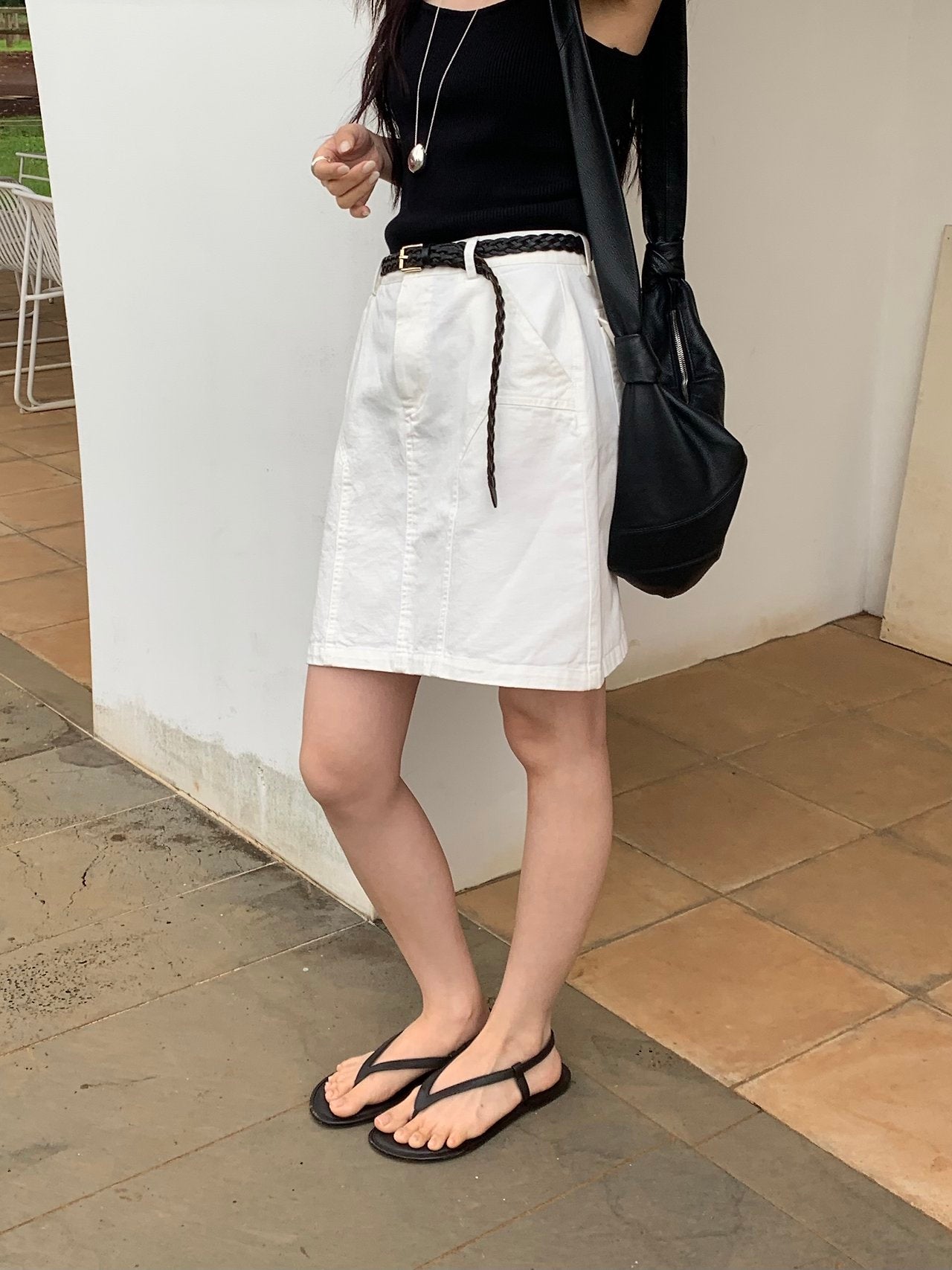 Margot Fatigue Midi Skirt-2col