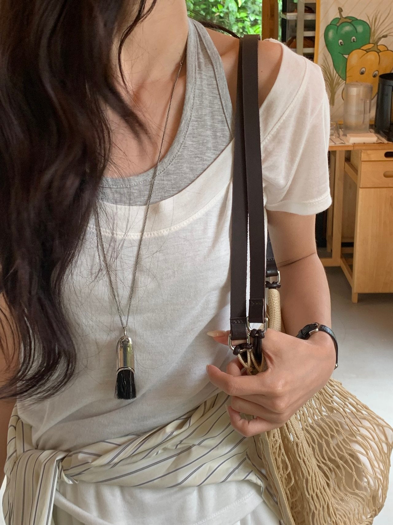 Lena Off-shoulder T-4col