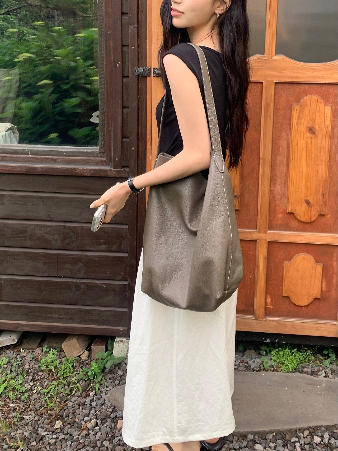 Muse Shirring Drape T-2col