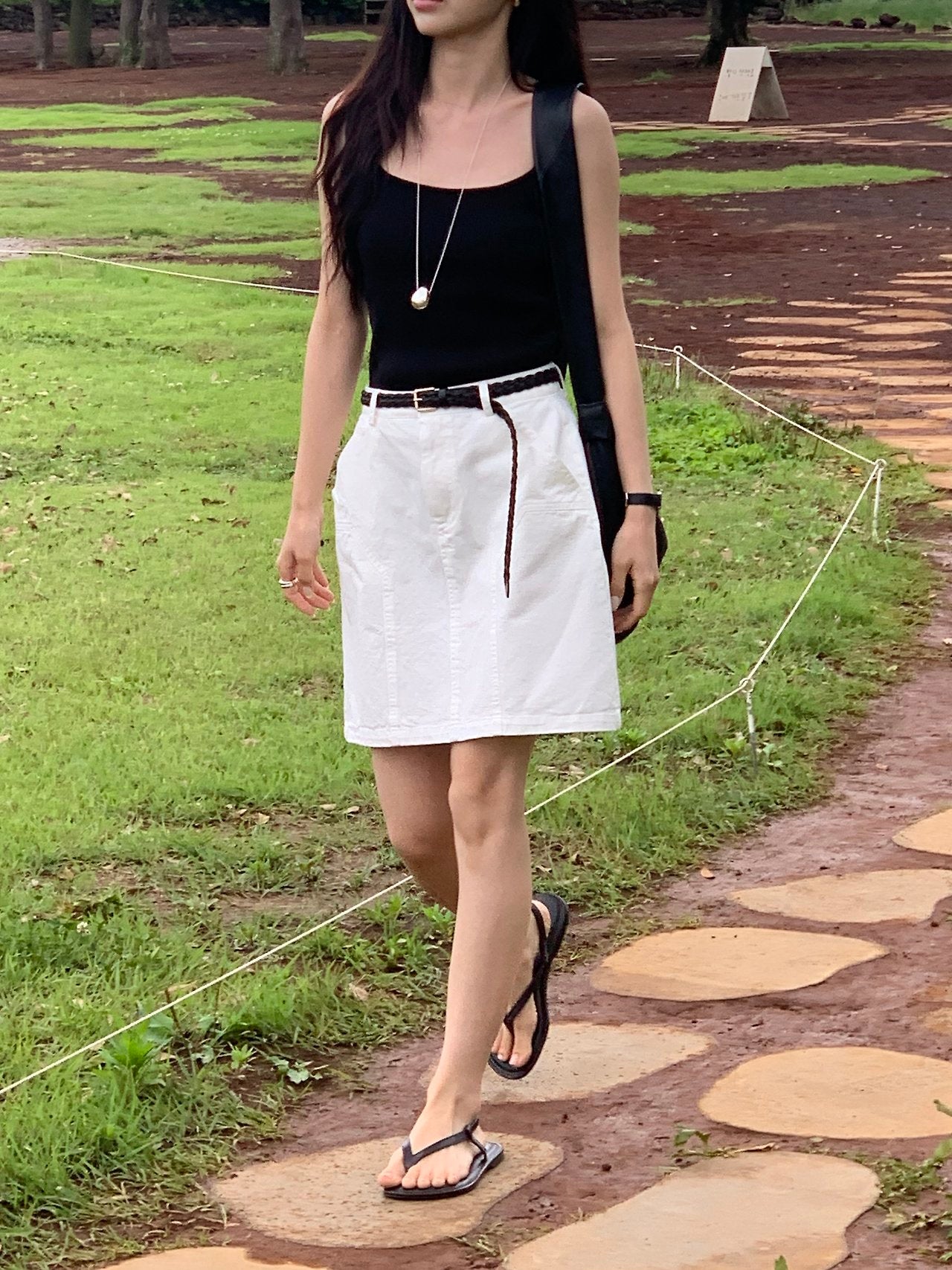 Birkin silk100% sleeveless knit-2col