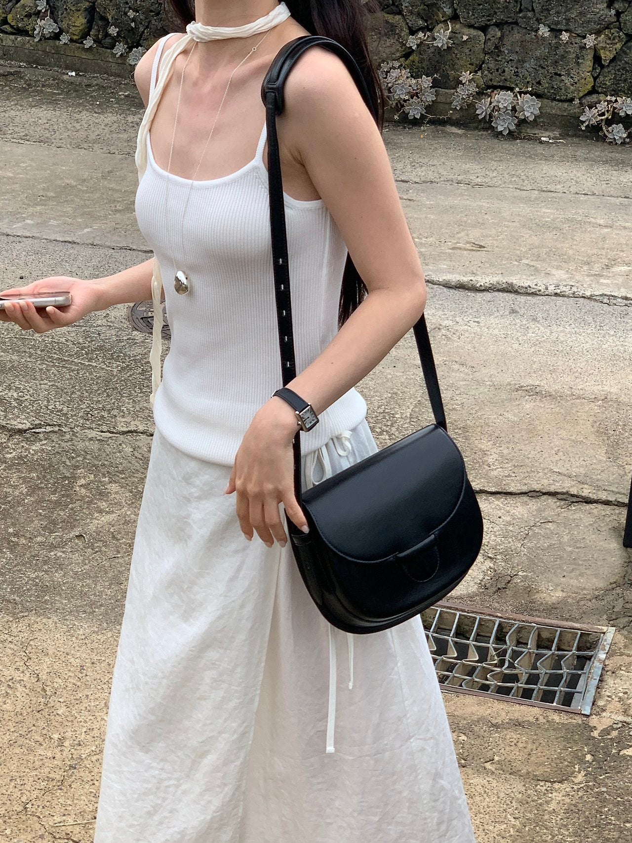 Birkin silk100% sleeveless knit-2col