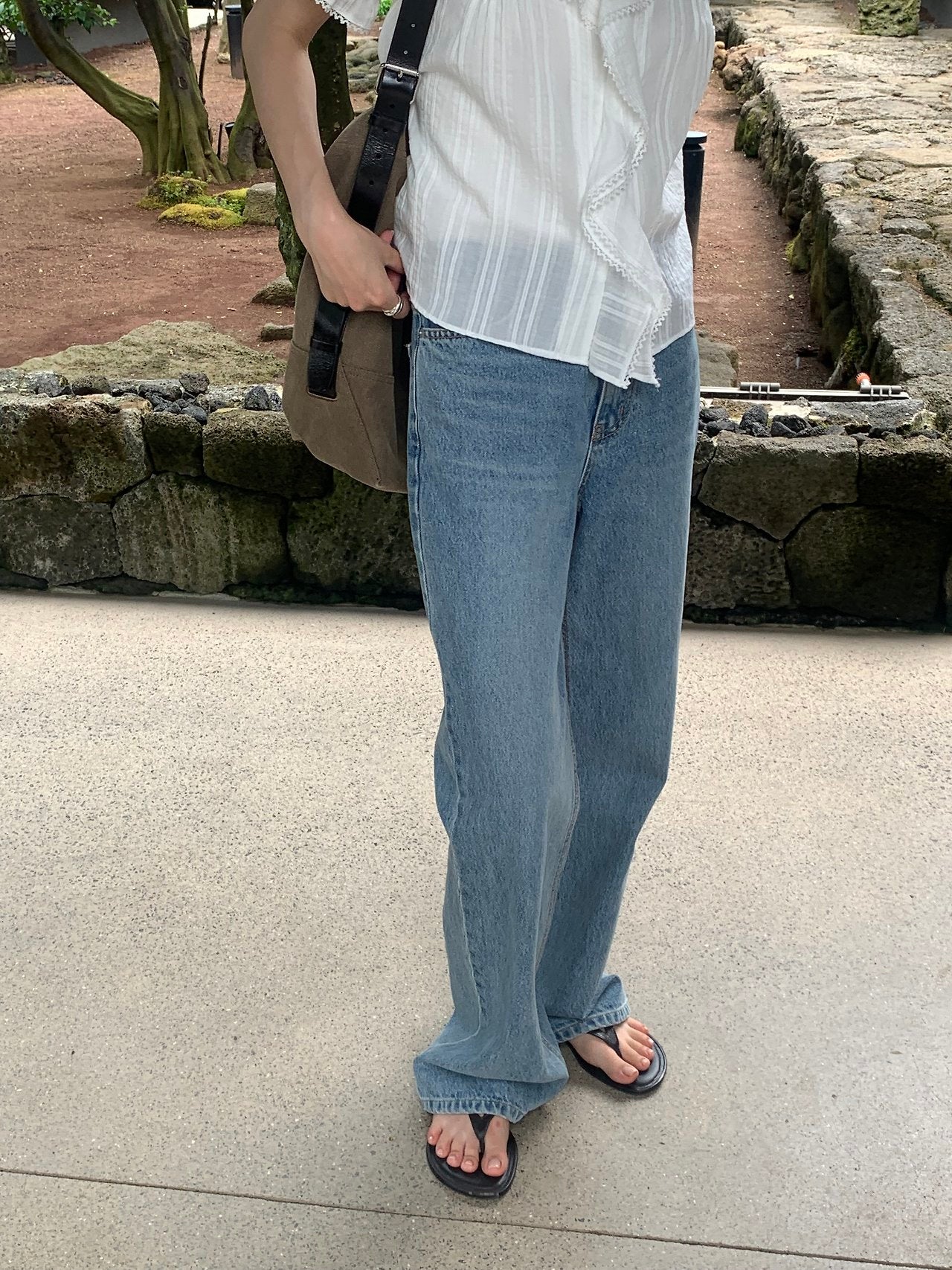 Lou Frill Pintuck Blouse