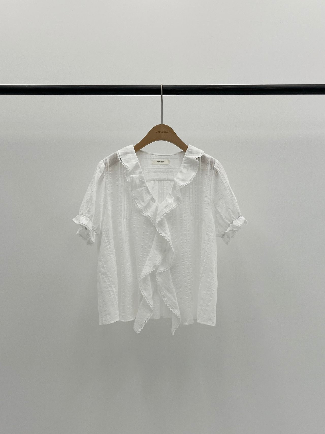Lou Frill Pintuck Blouse