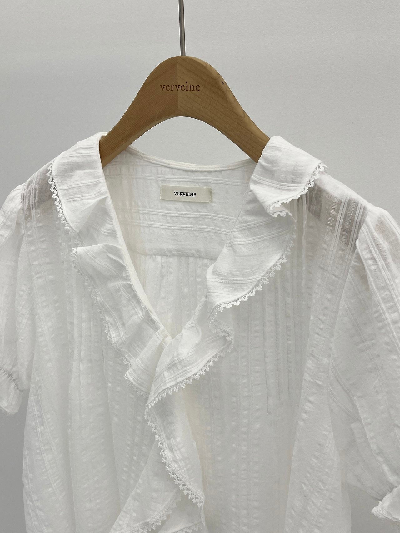 Lou Frill Pintuck Blouse