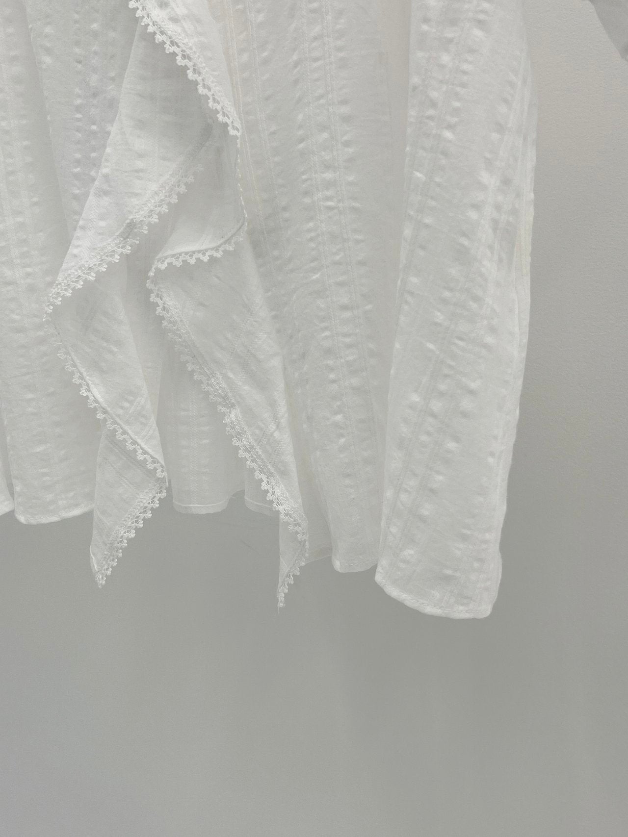 Lou Frill Pintuck Blouse