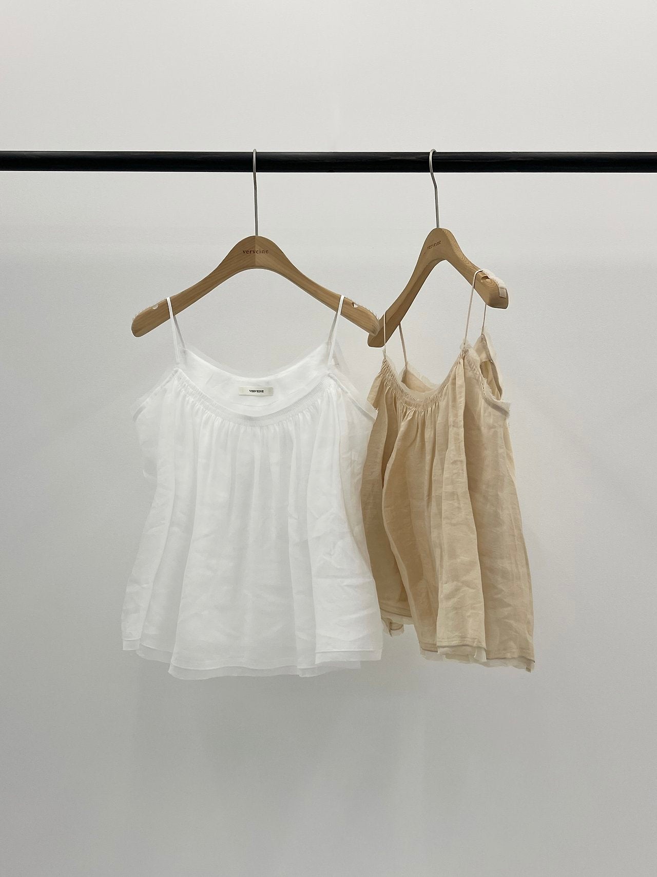 Rosaline Shirring Mix Sleeveless-2col