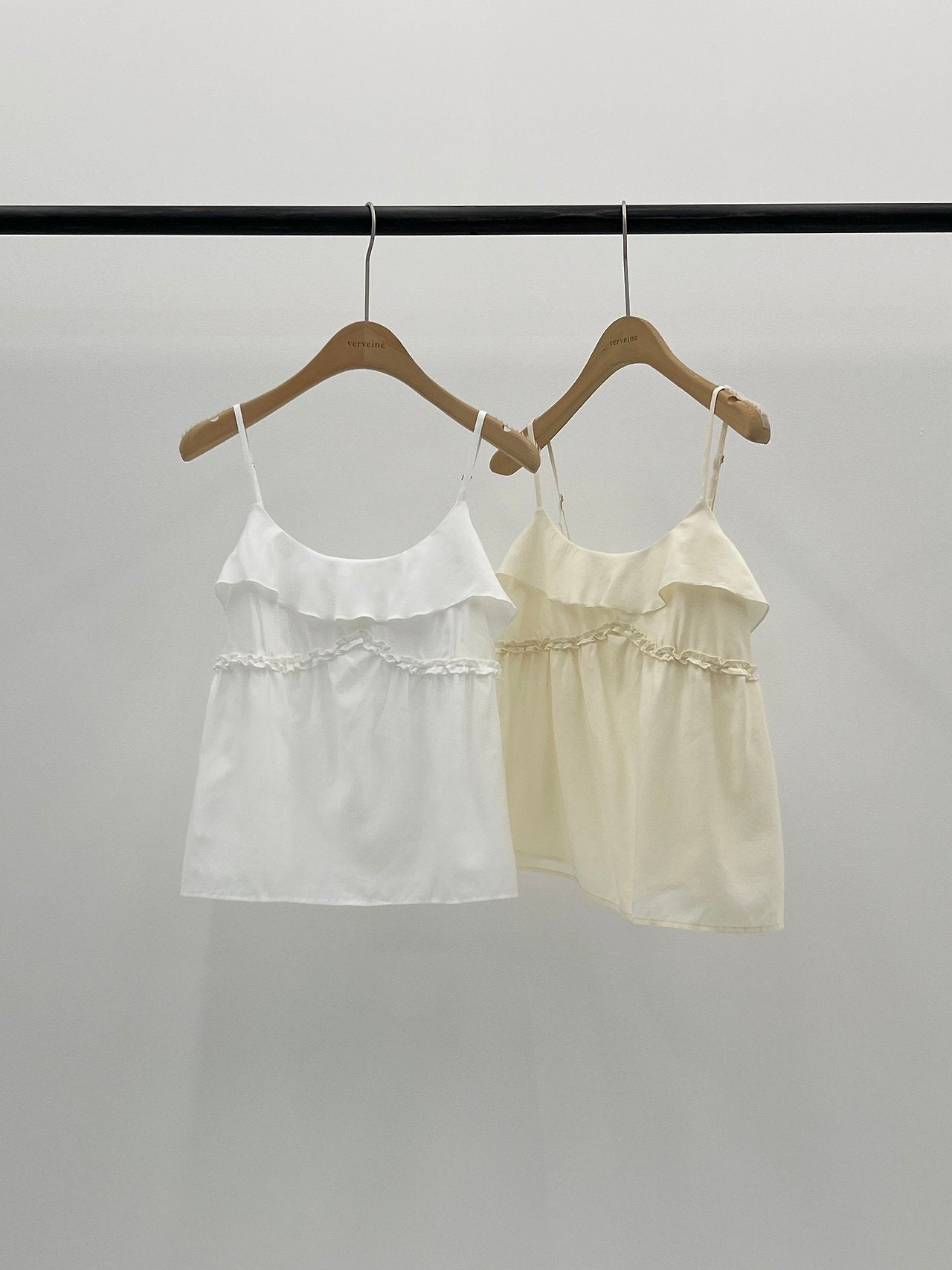 Pauline Frill Sleeveless Blouse-2col