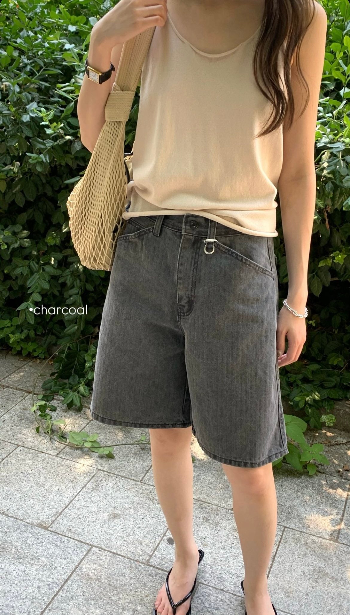 deondo herringbone short-2col