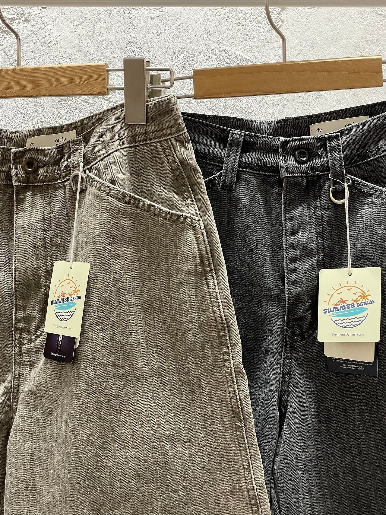 deondo herringbone short-2col