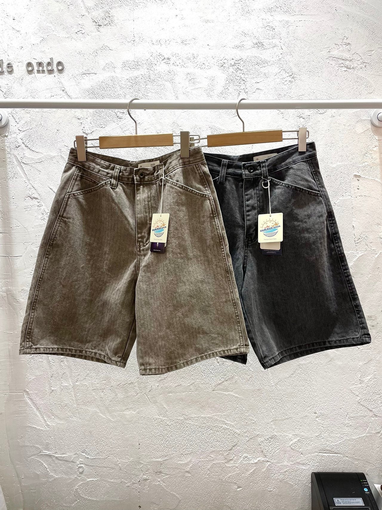 deondo herringbone short-2col