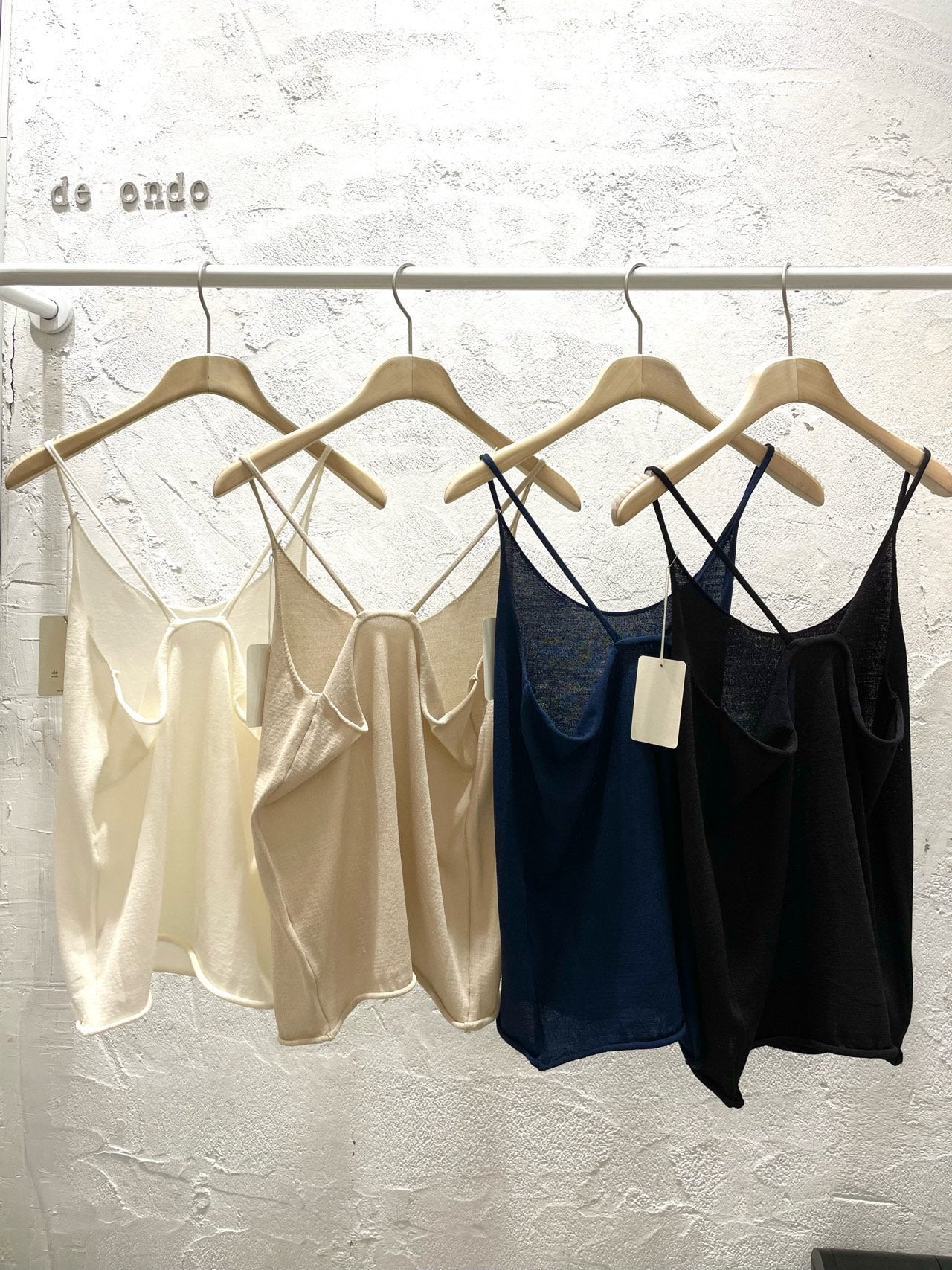 deondo viscose cardigan&sleeveless-4col