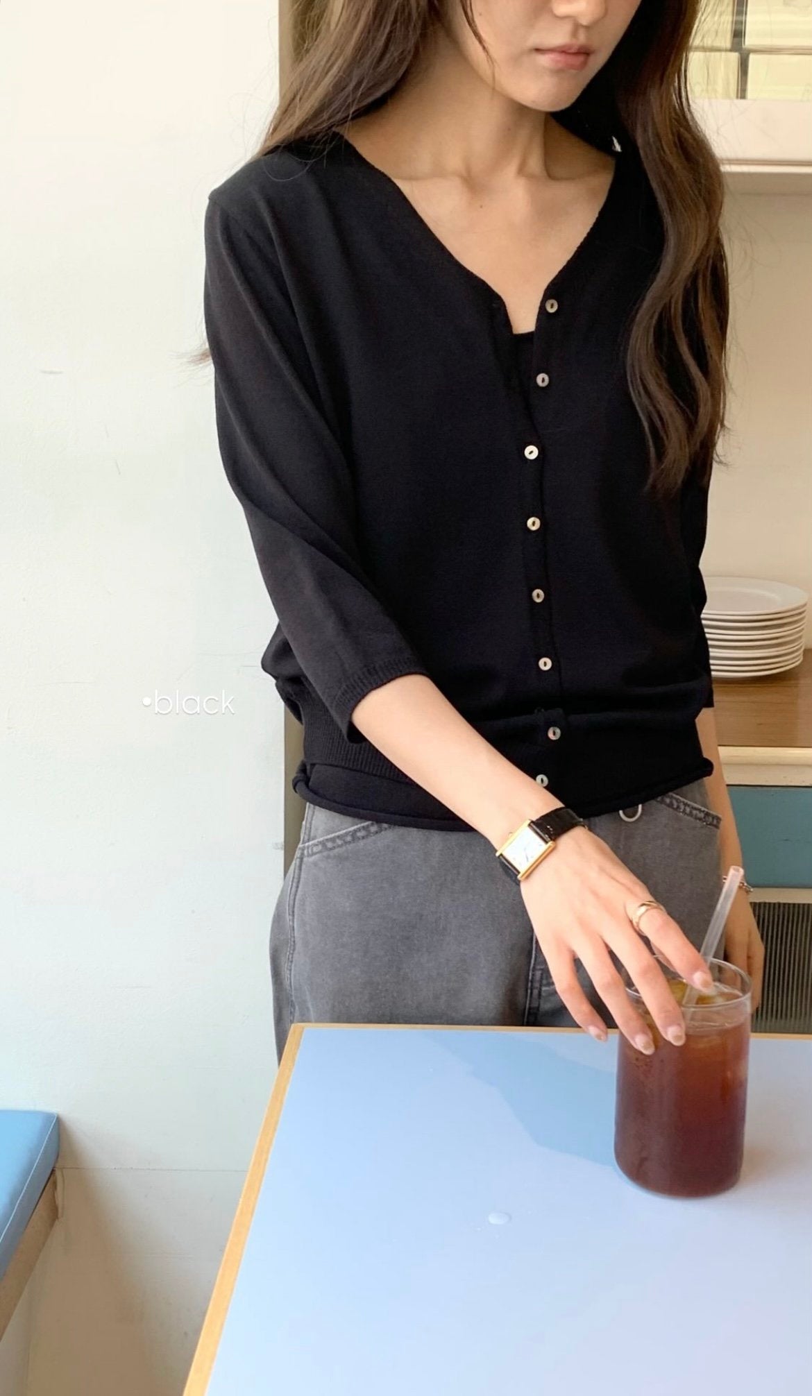 deondo viscose cardigan&sleeveless-4col