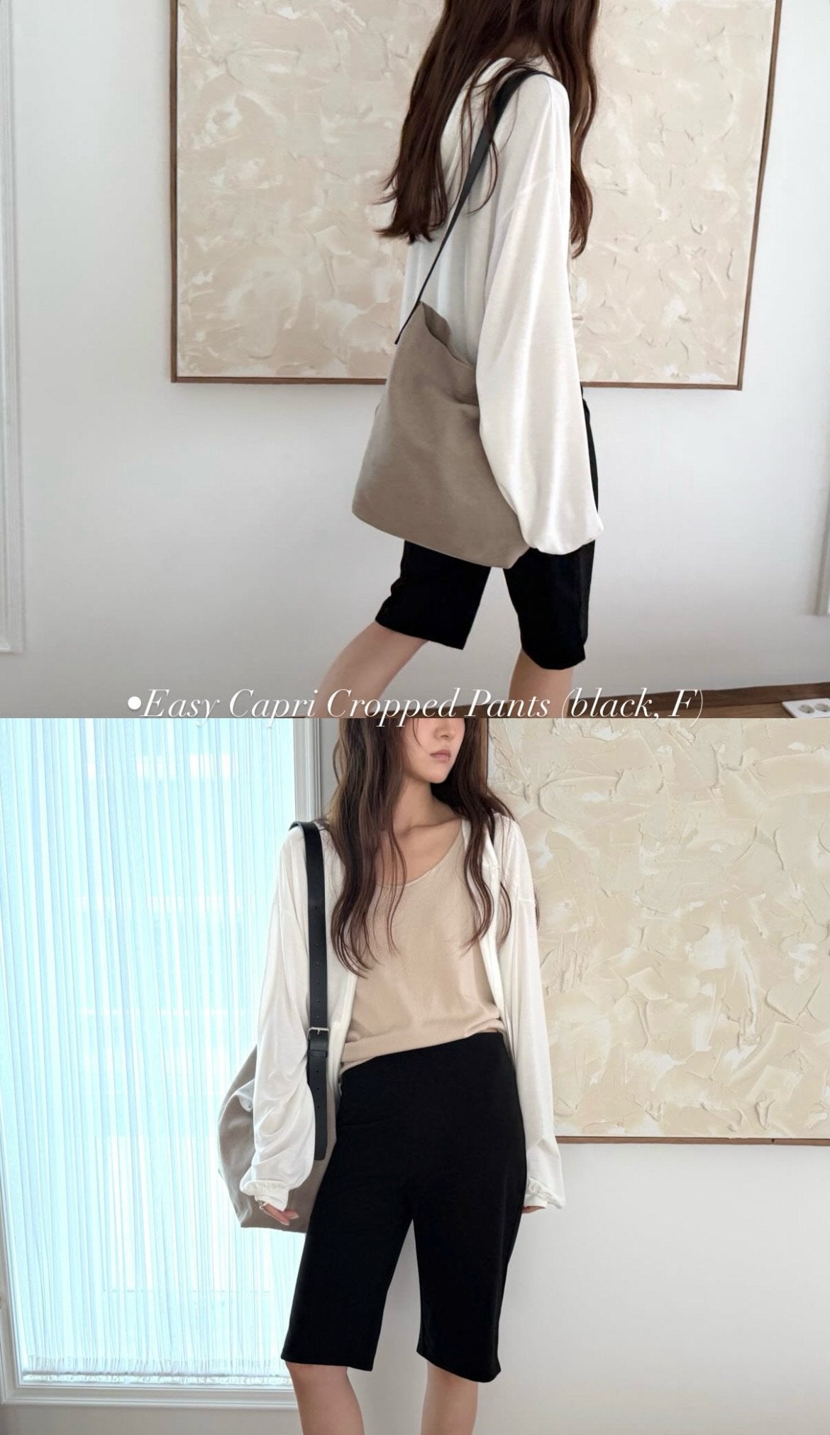deondo easy capri crop pants