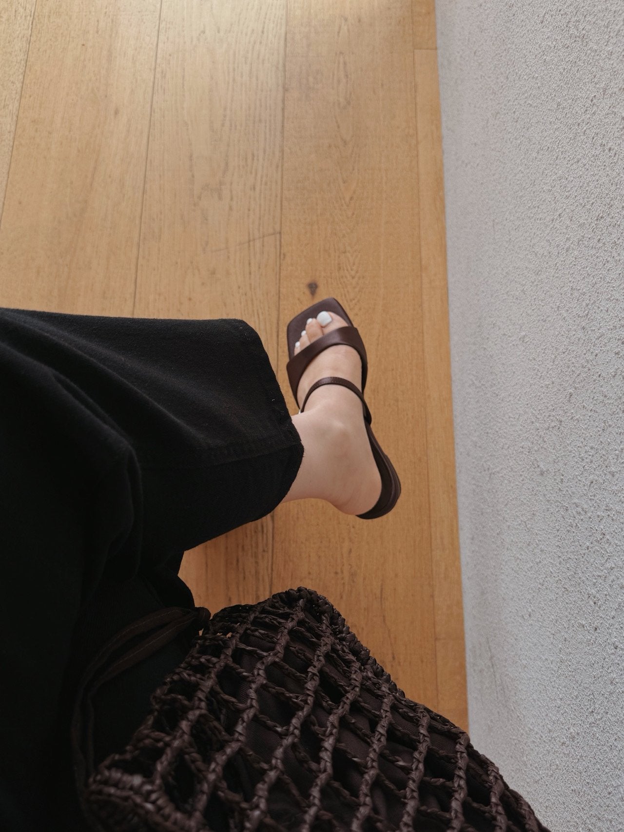 Renoir Satin Wedge Mule