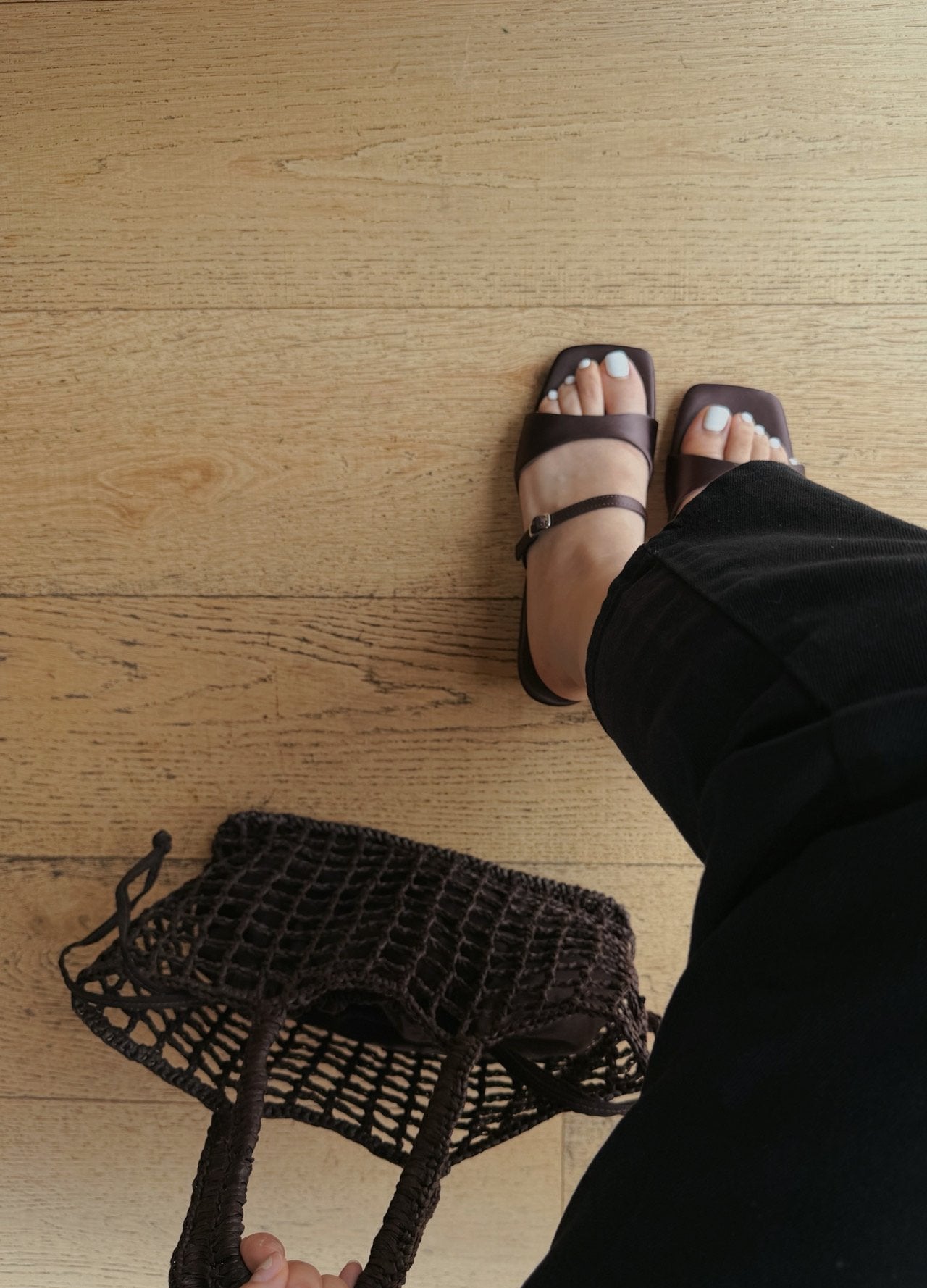 Renoir Satin Wedge Mule