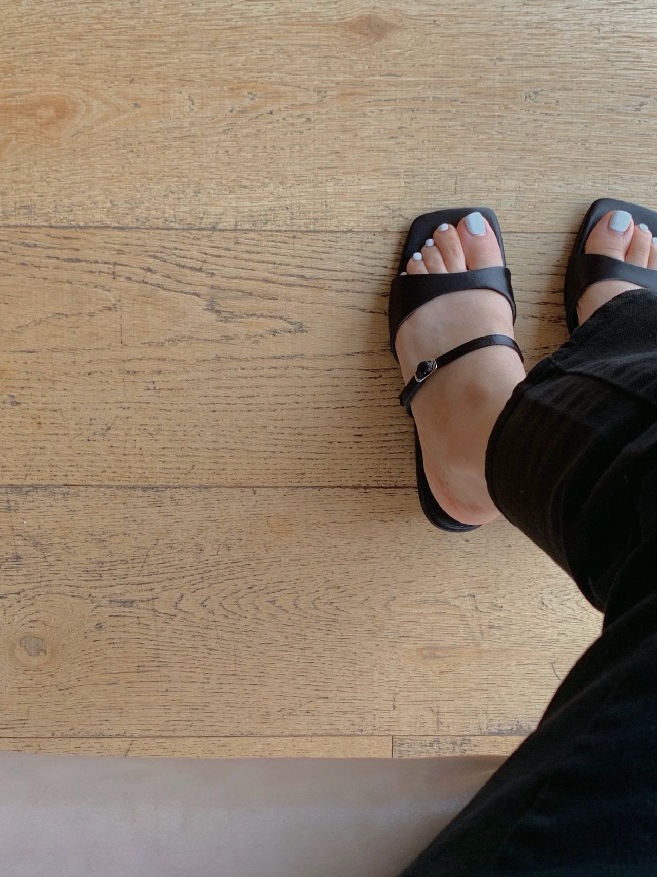 Renoir Satin Wedge Mule