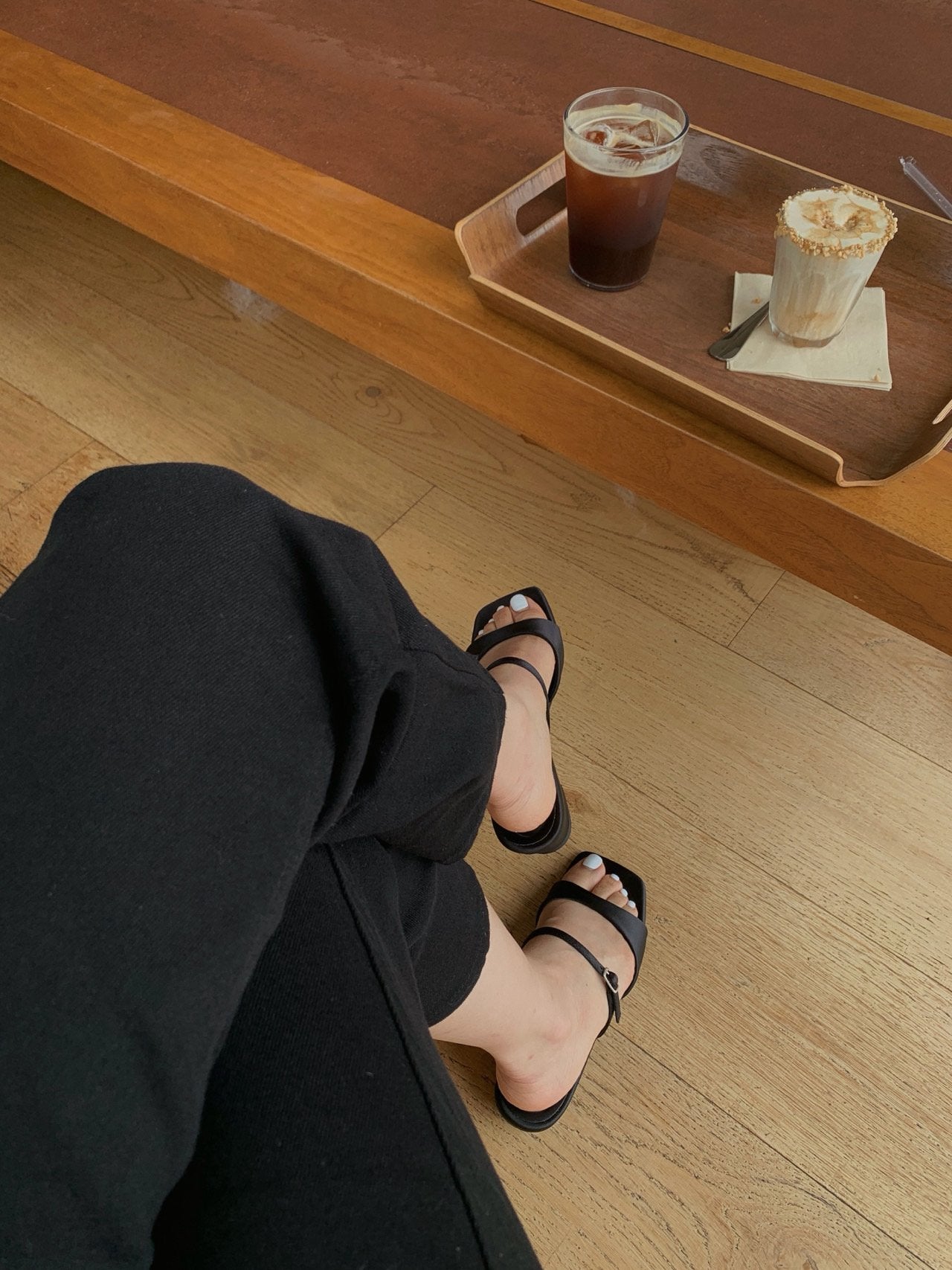 Renoir Satin Wedge Mule