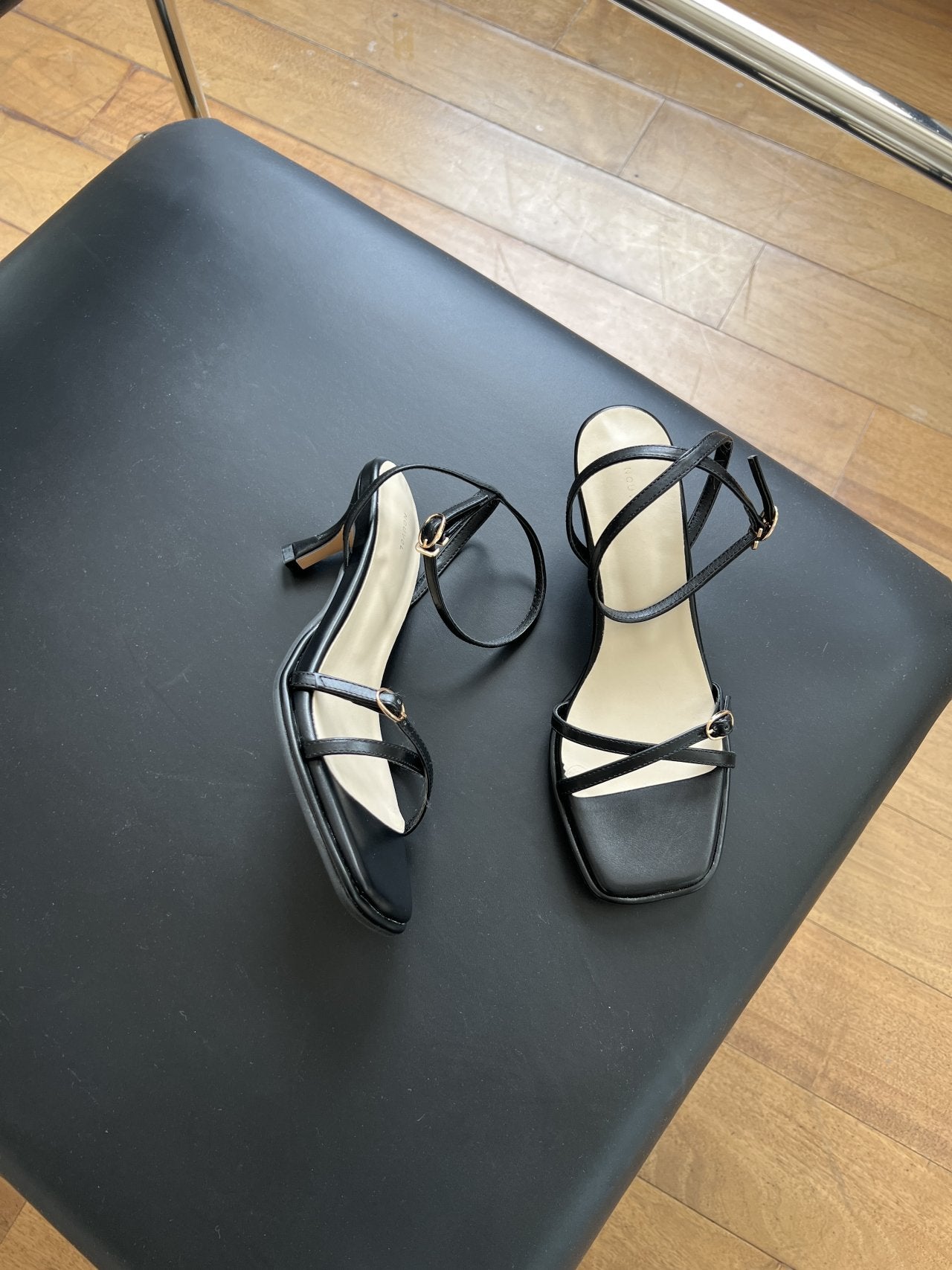 Mini Belt Ankle Strap 6 cm Sandals-2col