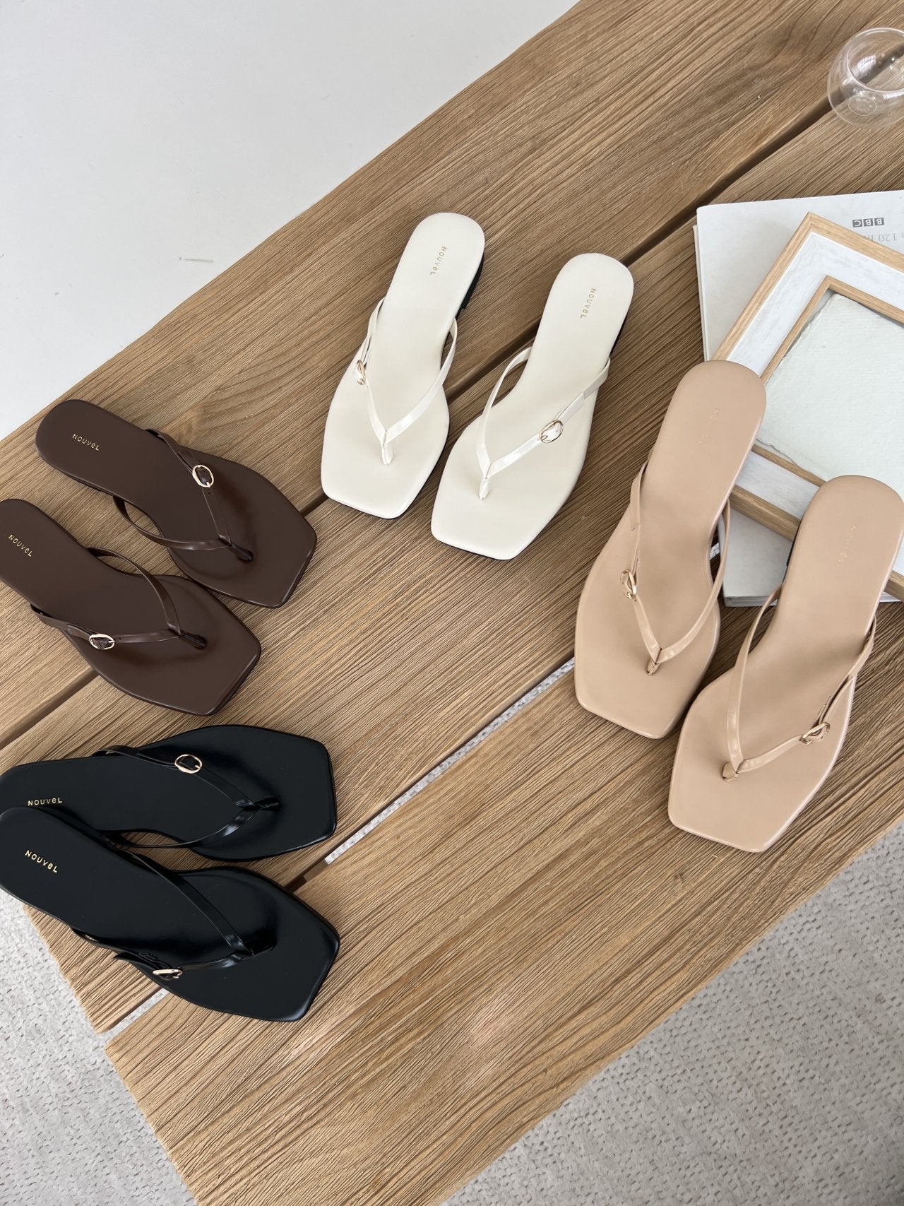 Mini Belt Slippers-4col