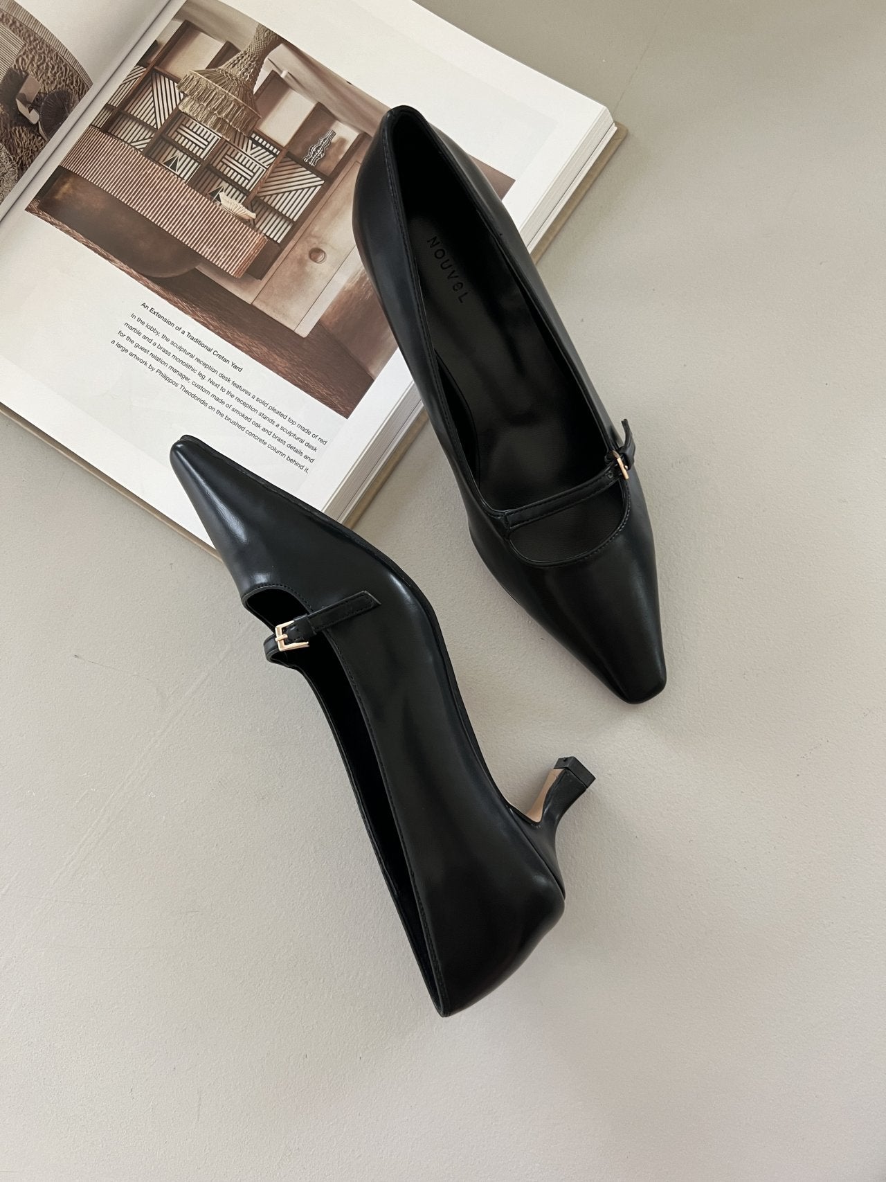 5cm Belted Pumps-2col