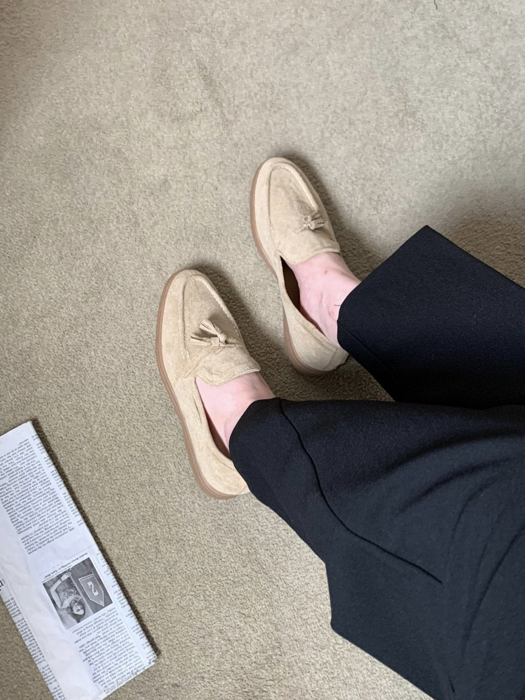 Tassel suede loafer-3col