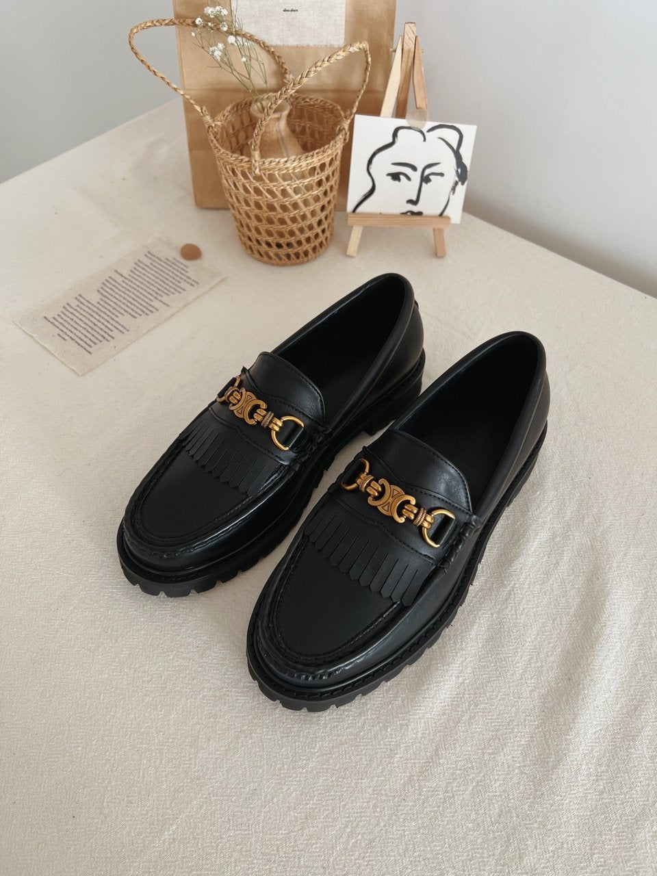 antique chunky loafers-2col