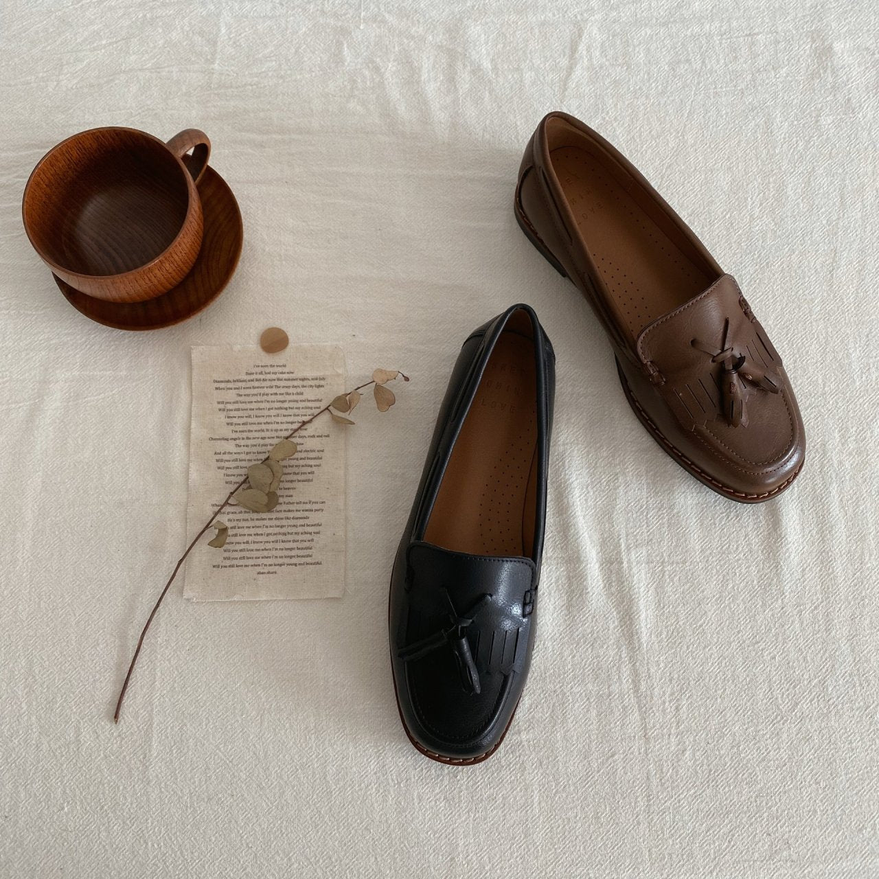 vintage leather loafers-2col