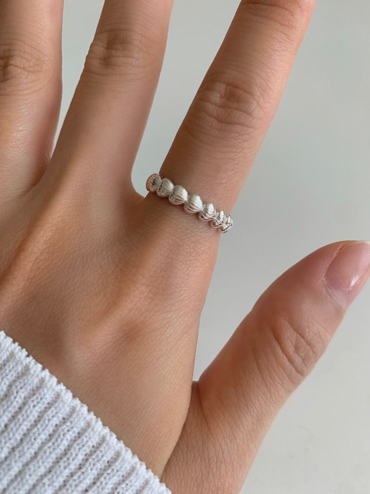 Pattern Heart ring