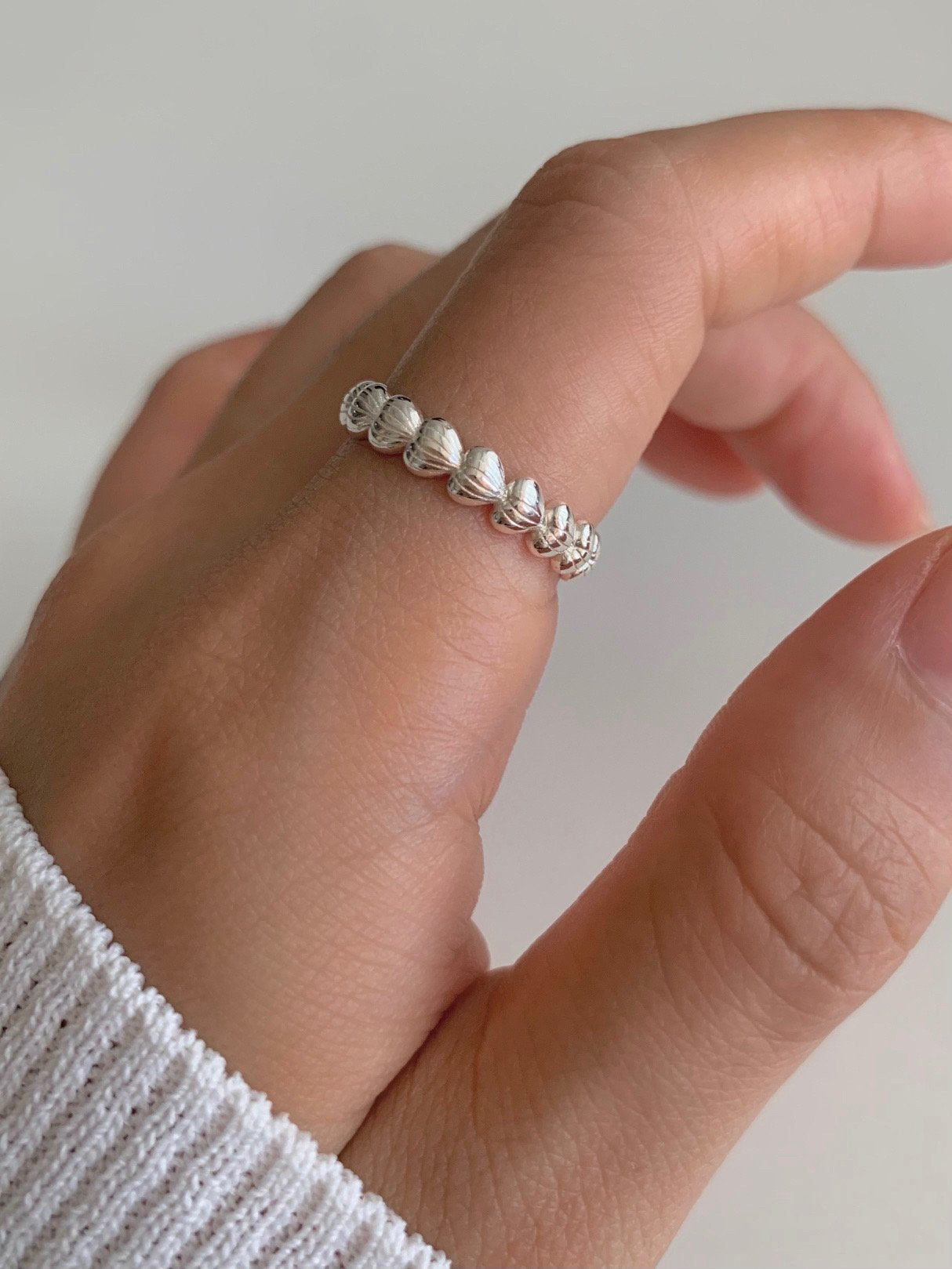 Pattern Heart ring