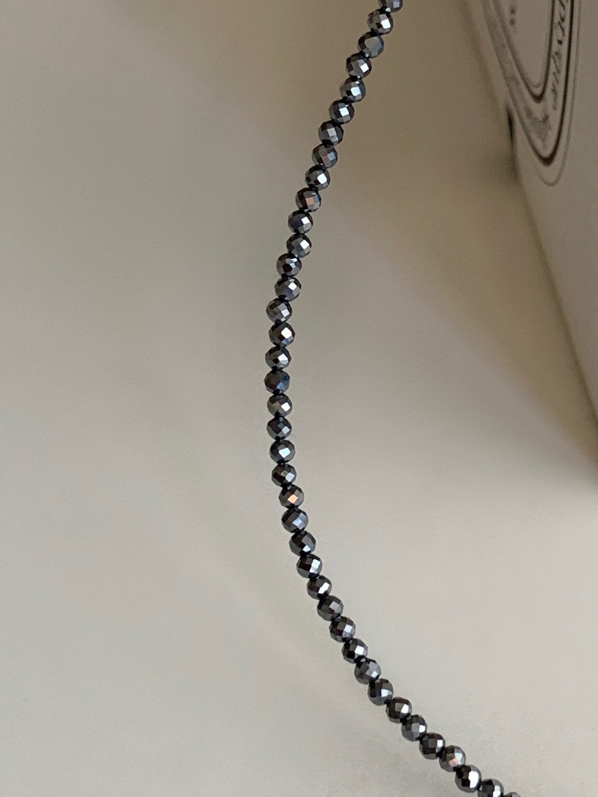 natural hematite necklace