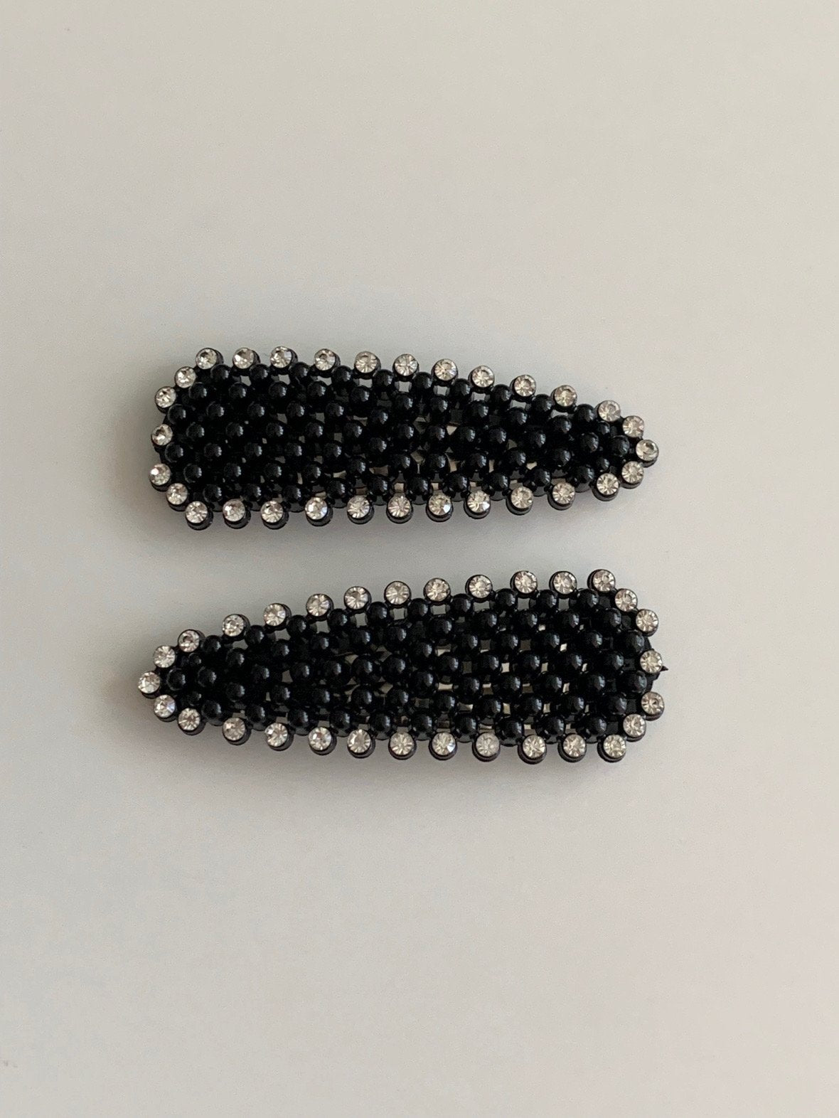 black pearl cubic hairpin 2set