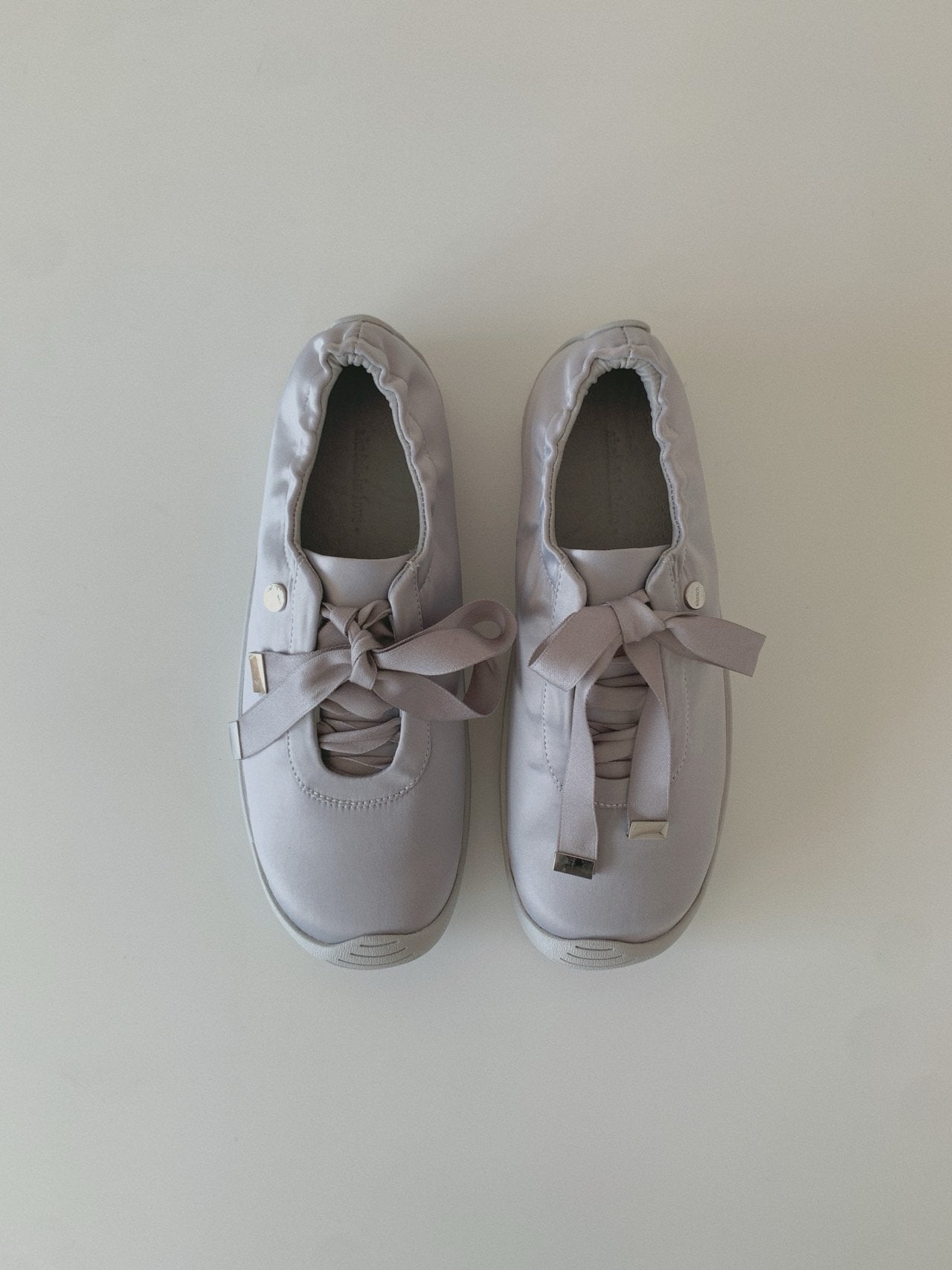 satin ribbon sneakers