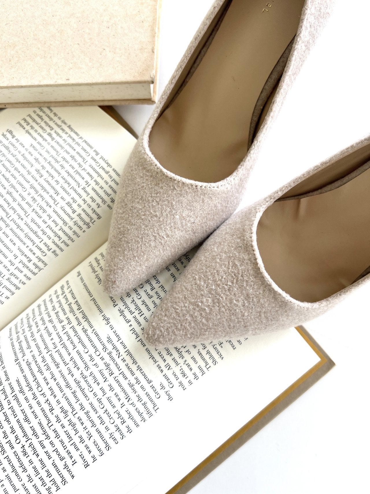 Wool 6cm Pumps-3col